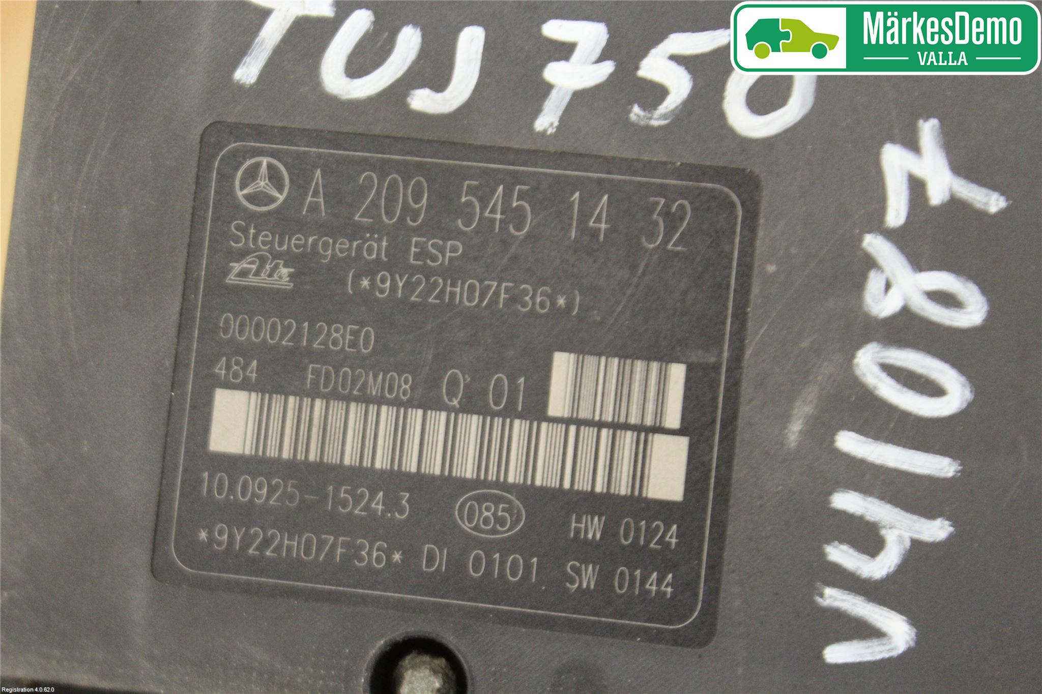 Mercedes-Benz MB C (203) 00-07 Abs Hydraulikkaggregat