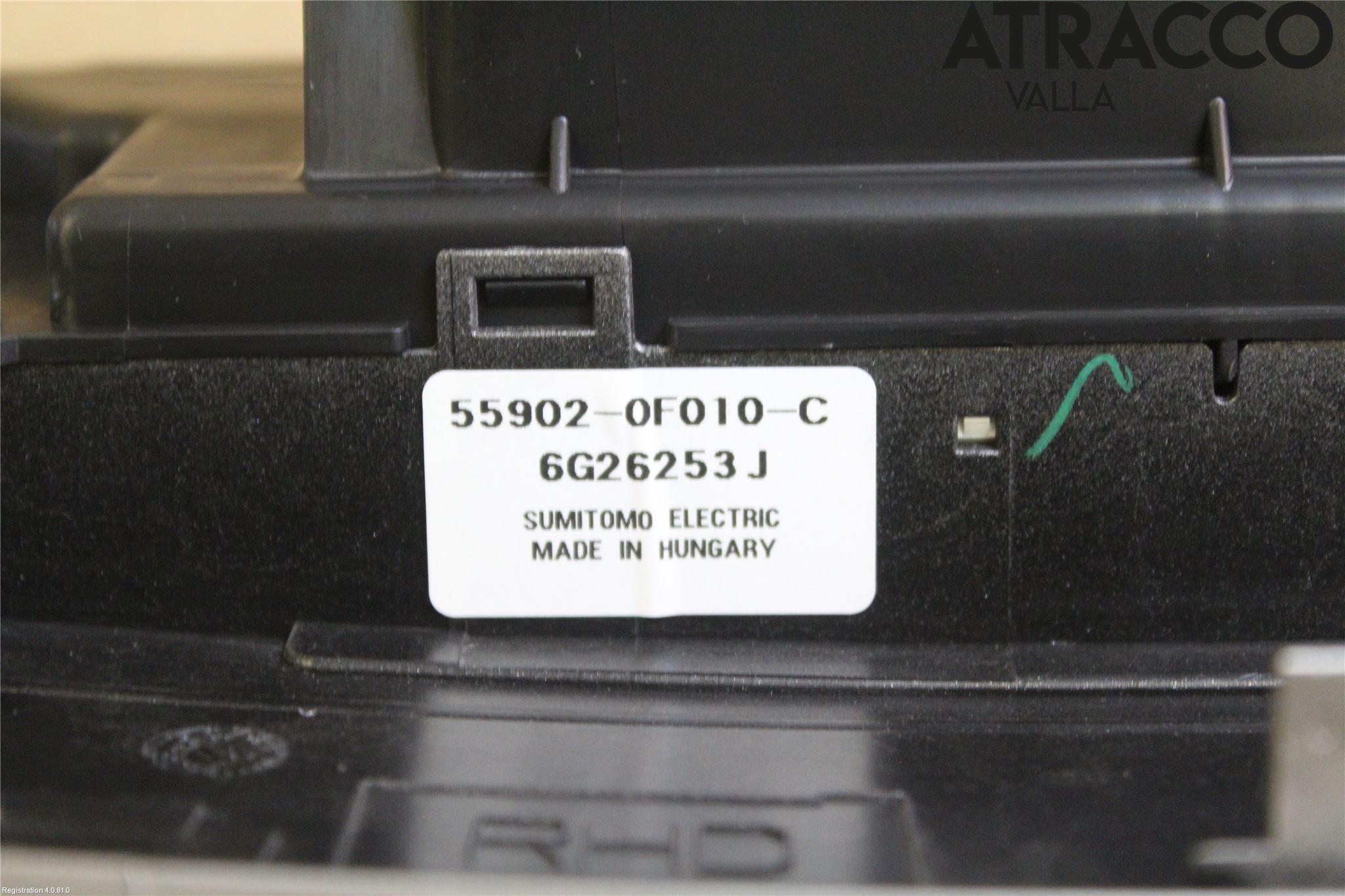 Toyota COROLLA VERSO 04-07 Varme Ac Betjening-Display