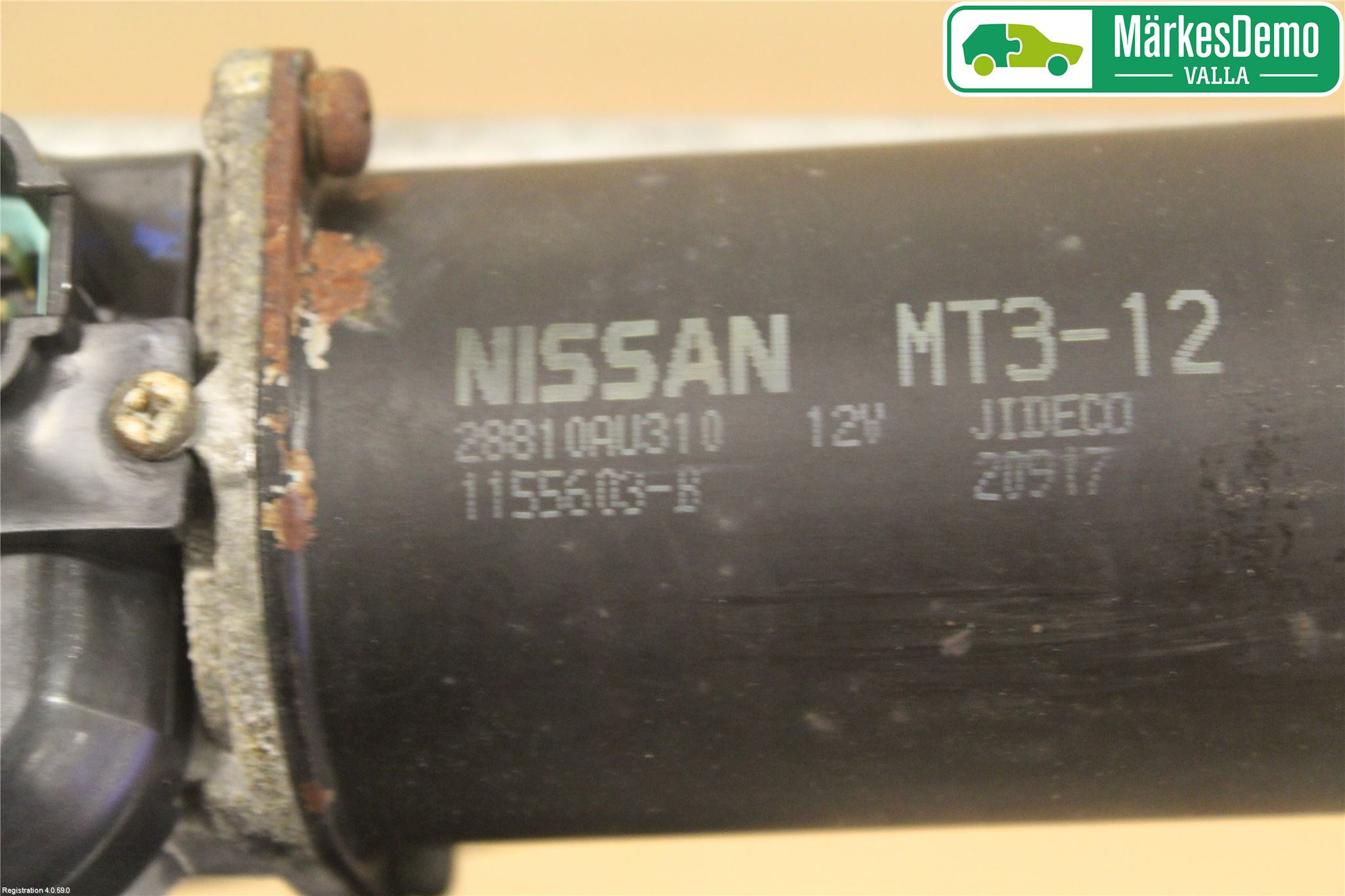 Nissan PRIMERA 02-07 Viskeroverføring Frontrute
