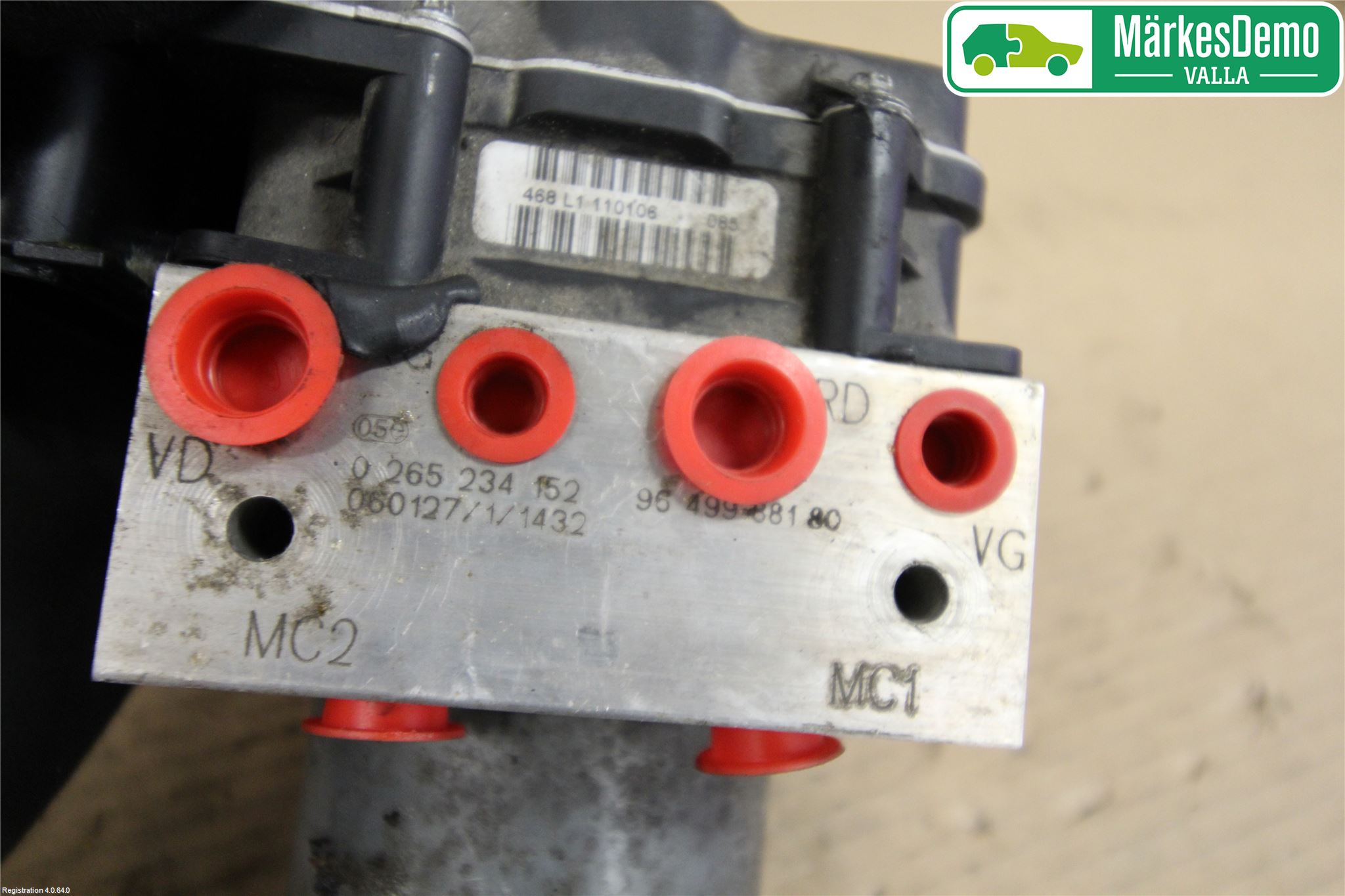 Peugeot 307     05-08 Abs Hydraulikkaggregat