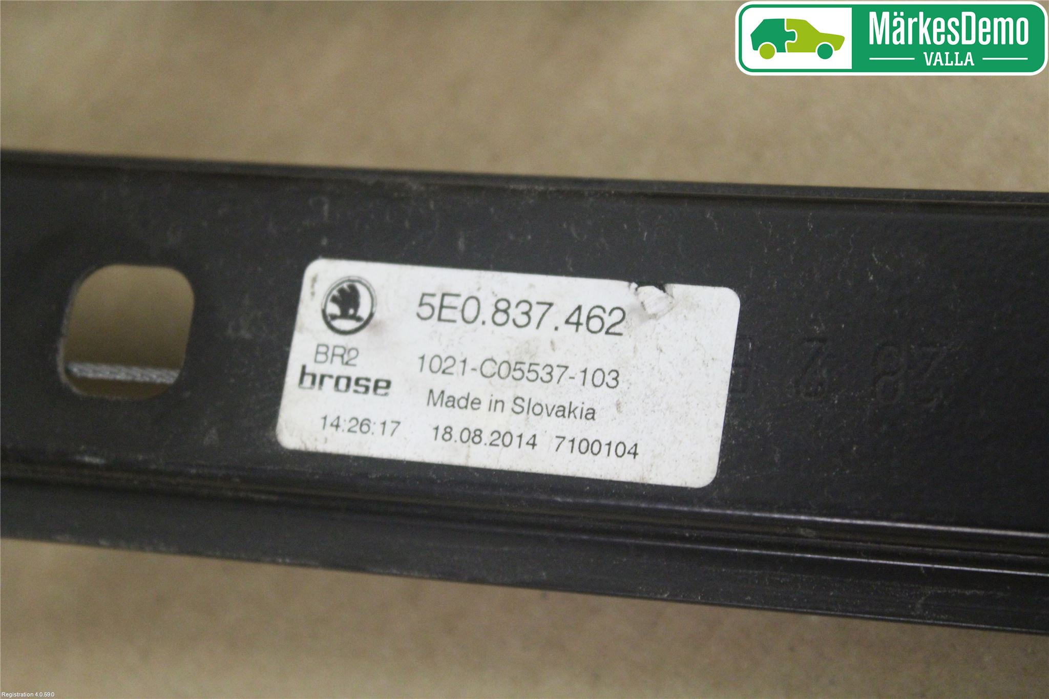 Skoda SUPERB 09-15 Vindusheis El Komp