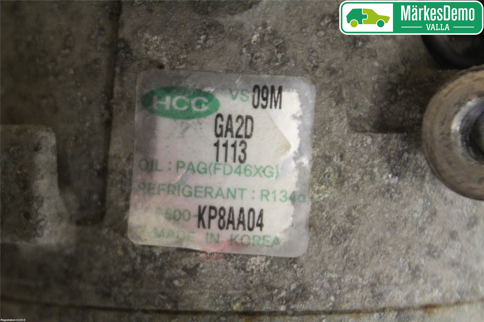 Hyundai i20 PB 09-14 Varme Ac Kompressor