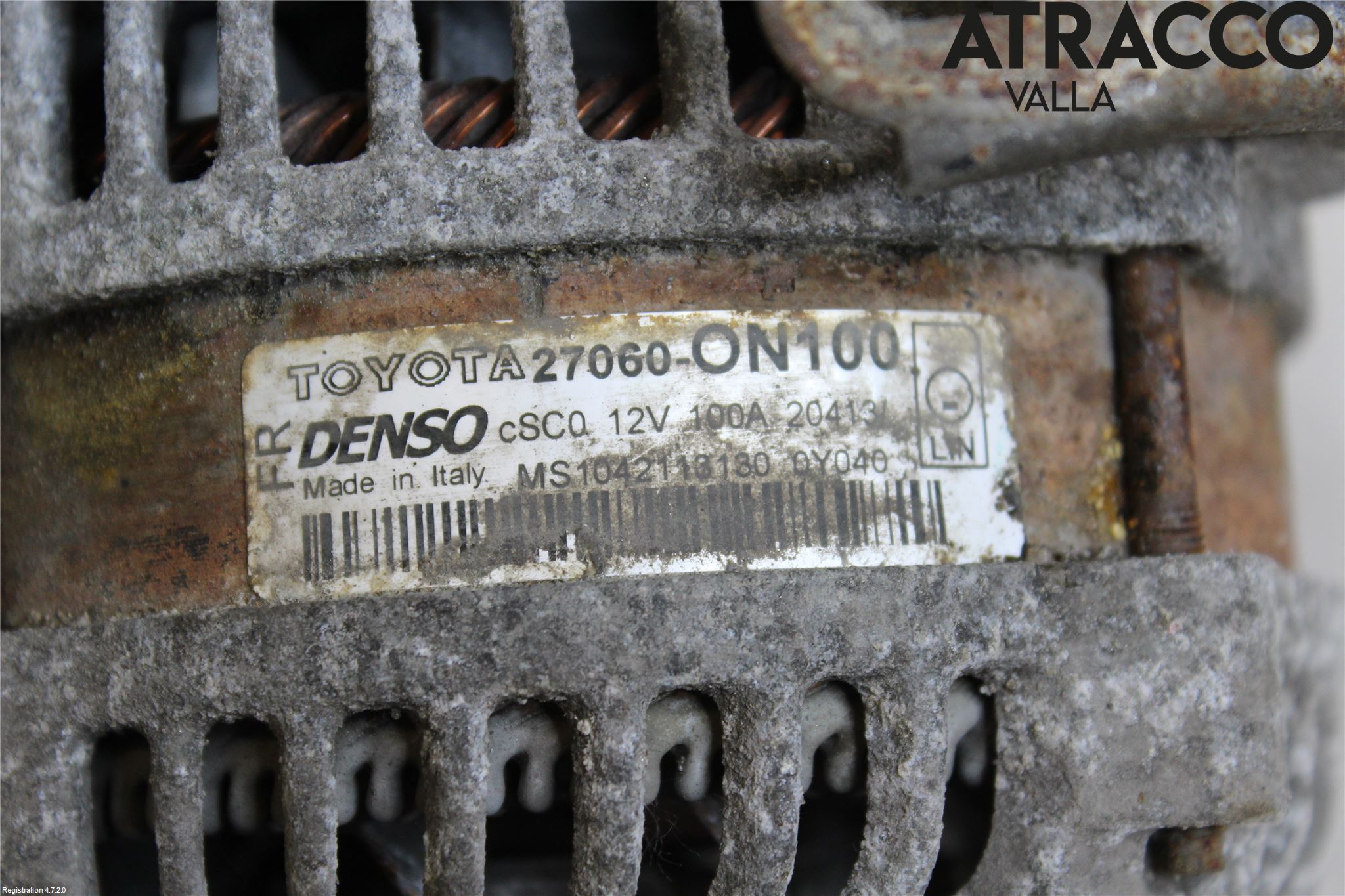 Toyota YARIS XP130 12-14 Dynamo