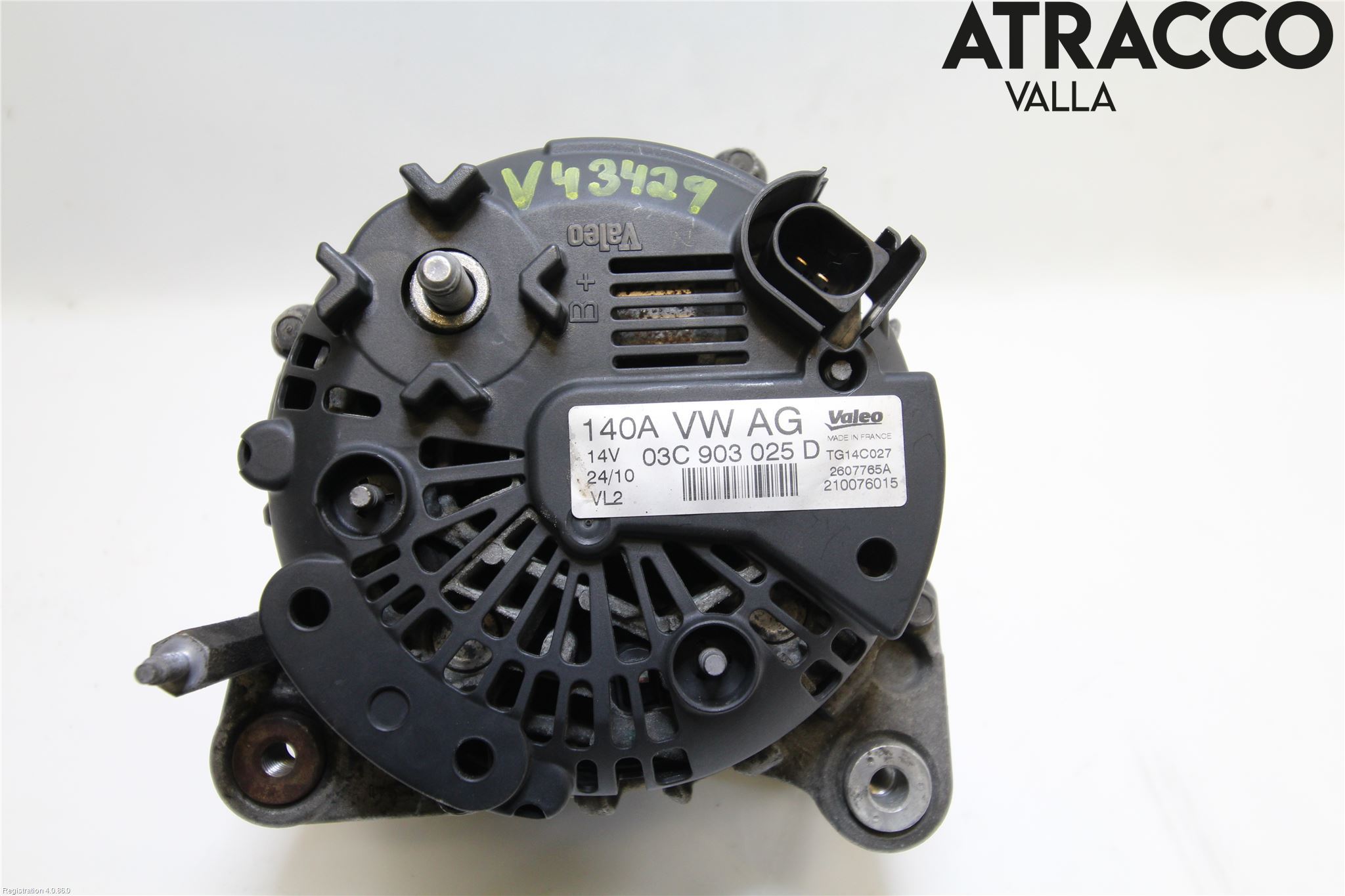 Volkswagen VW GOLF VI 09-13 Dynamo