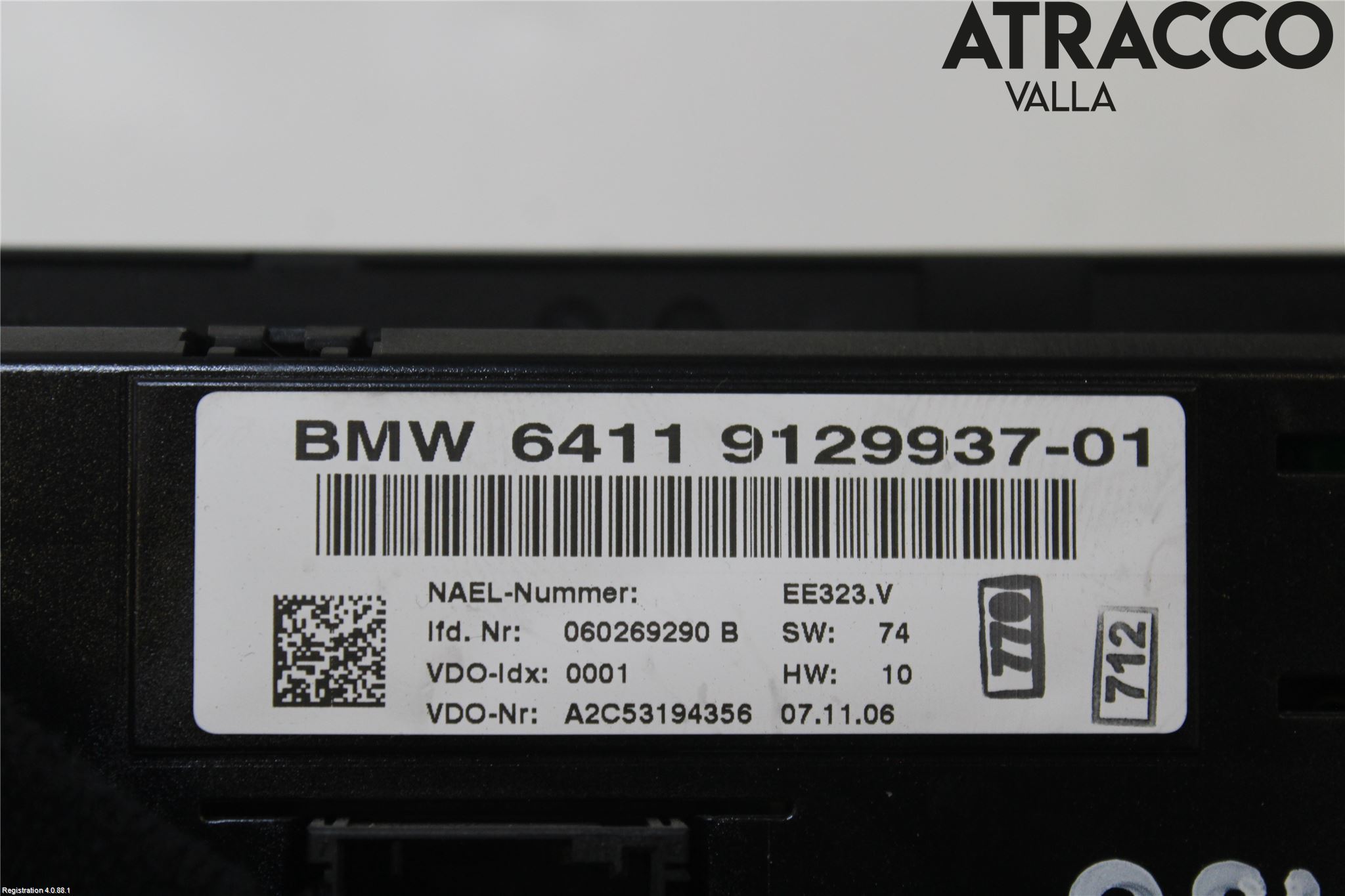 BMW 3 E90/91 SED/TOU 05-12 Varmeapparat Panel(Regulering)