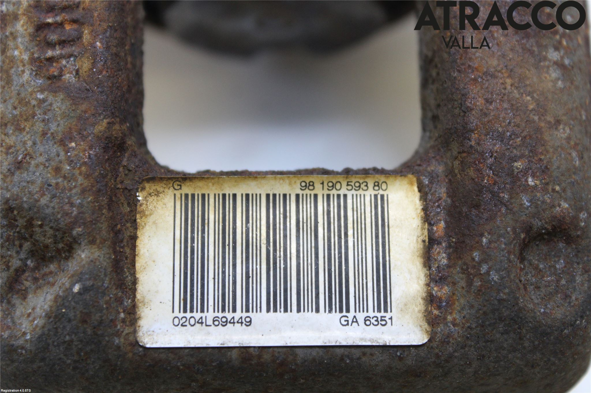 Citroen BERLINGO/E-BERLINGO 19- Bremsecaliper Bak Venstre