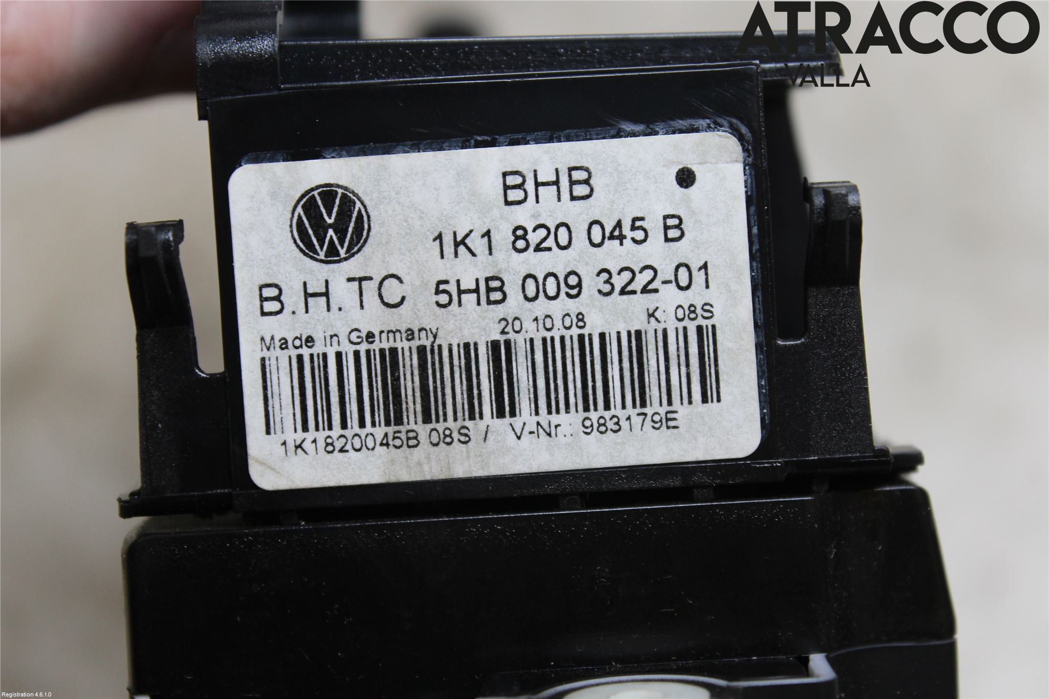 Volkswagen VW GOLF V 04-09 Varme Ac Betjening-Display