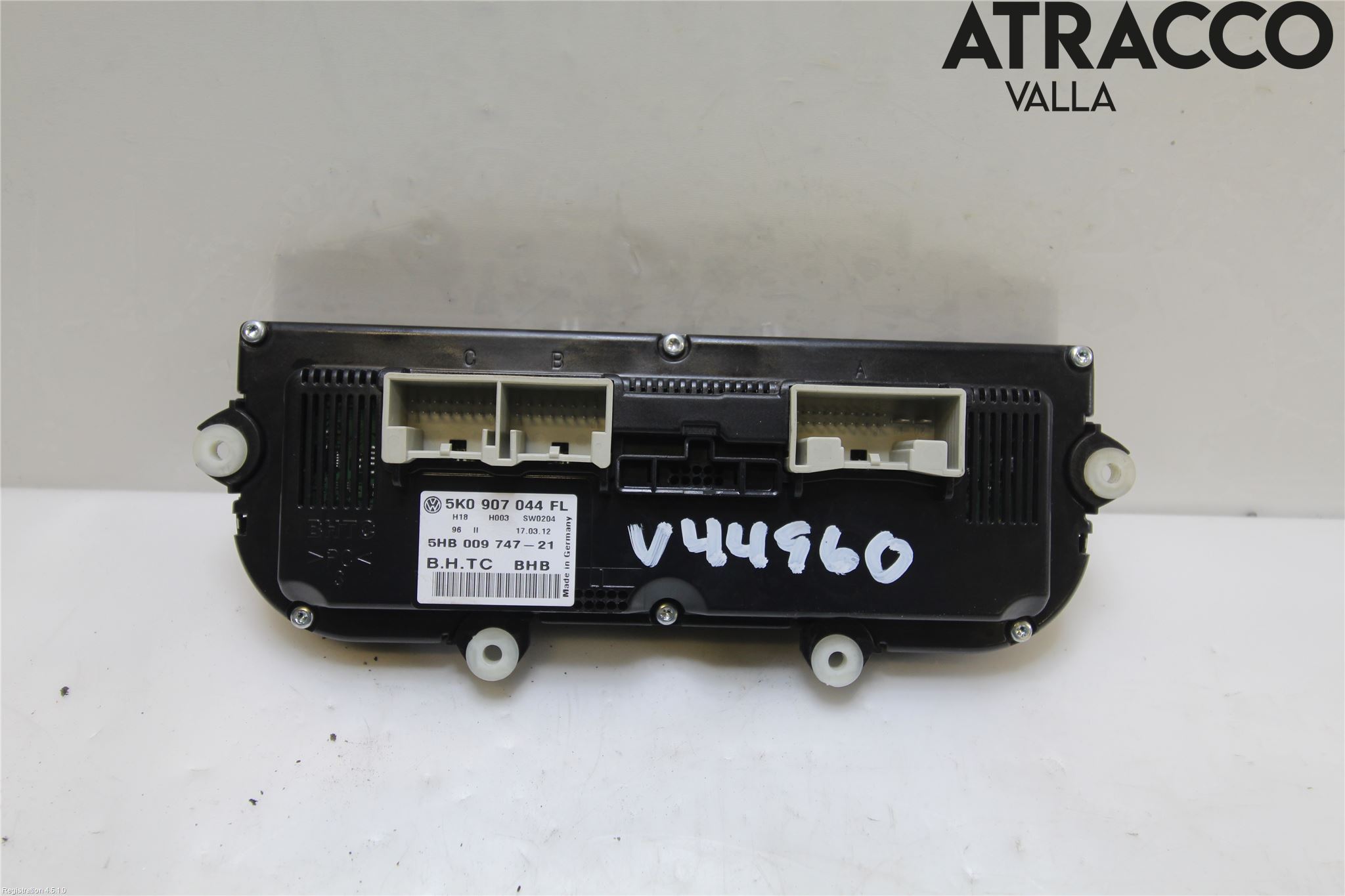 Volkswagen VW SHARAN 11- Varme Ac Betjening-Display