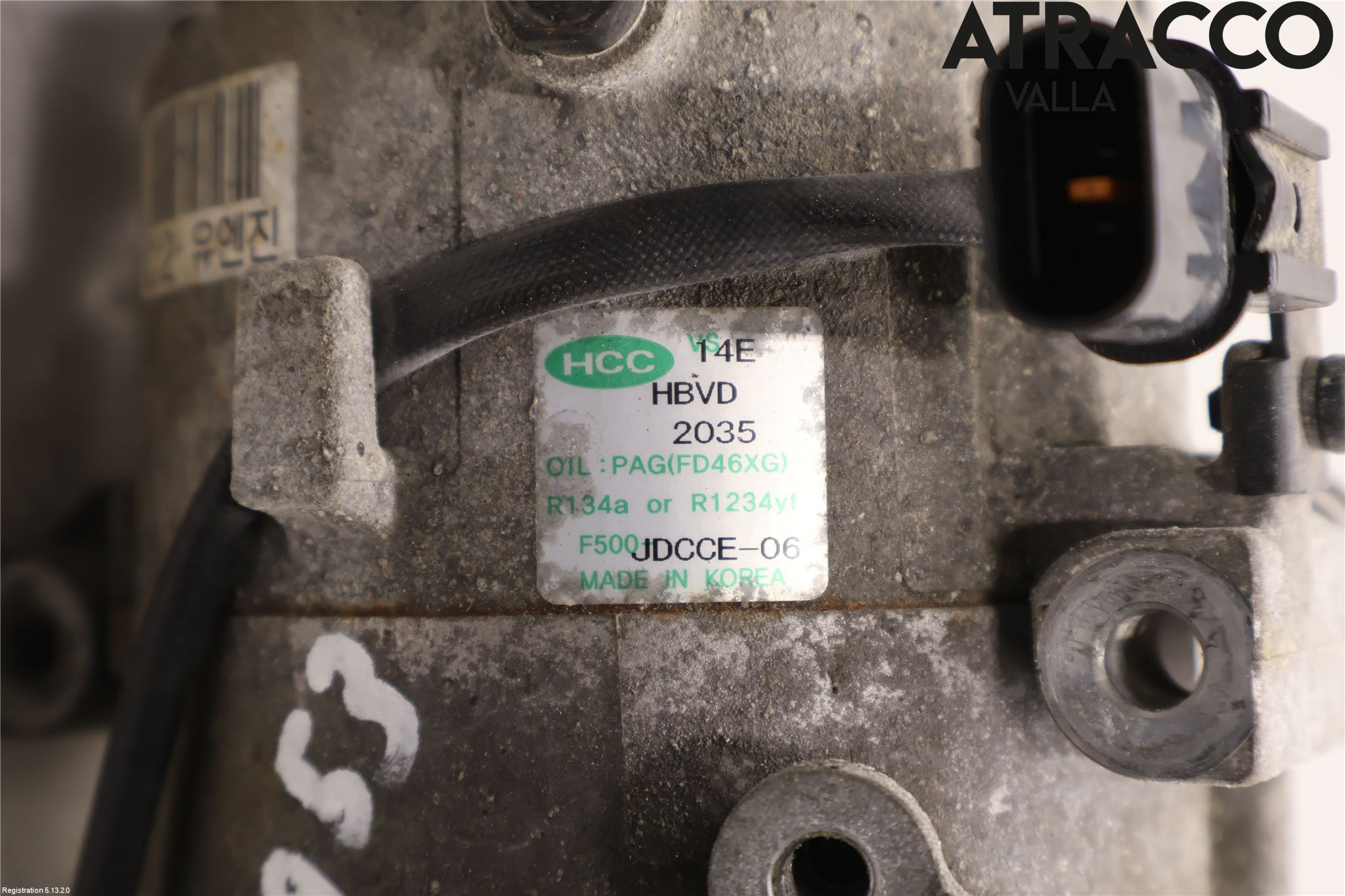Kia CEED 12-18 Varme Ac Kompressor