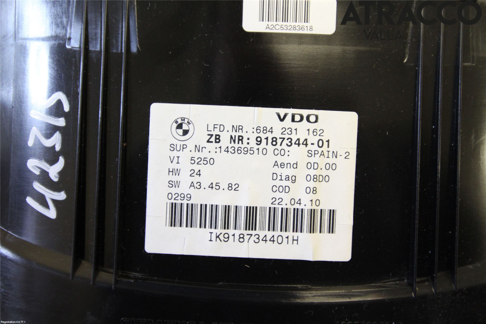 BMW 3 E90/91 SED/TOU 05-12 Instr Kombinert