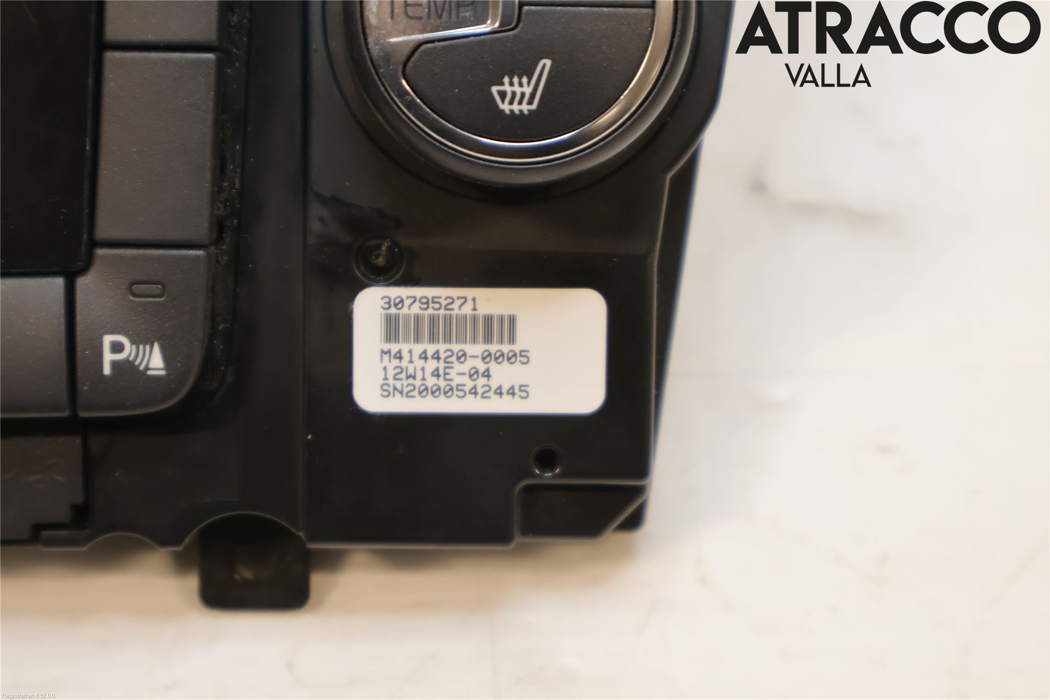 Volvo V60 11-13 Varme Ac Betjening-Display