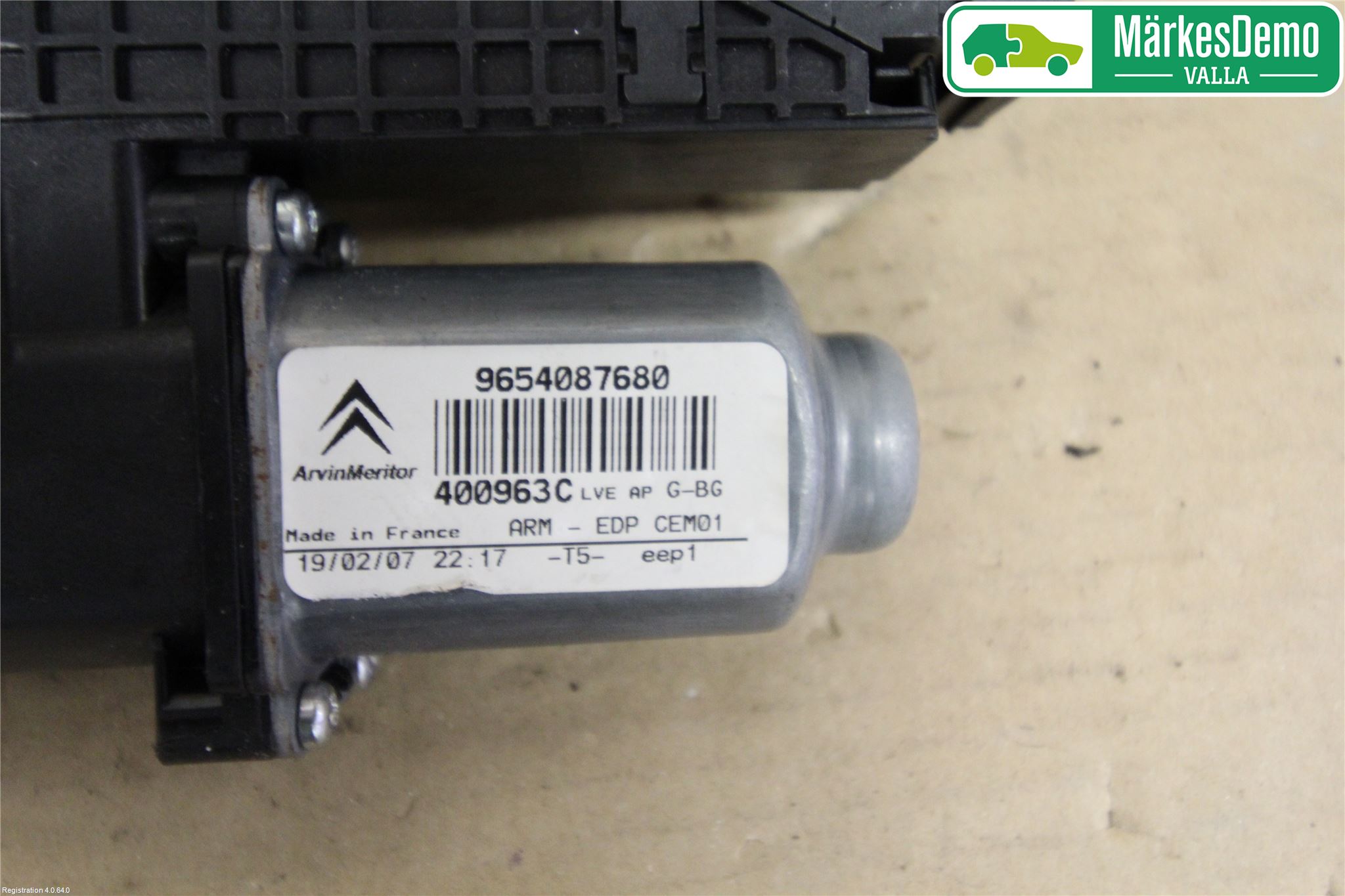 Citroen C4 GRAND PICASSO 07-13 Vindusheismotor
