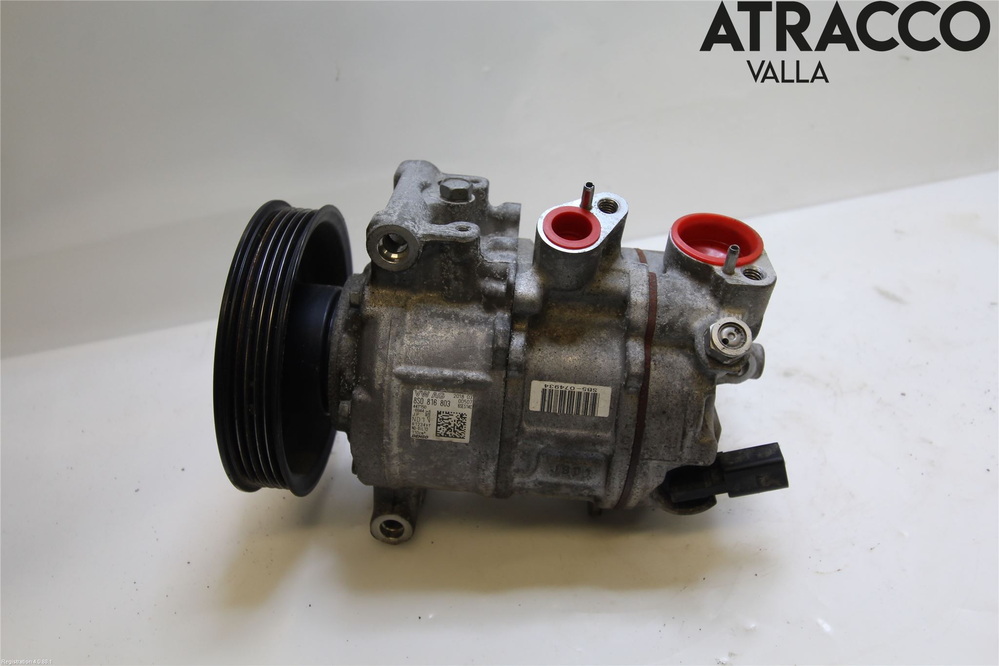 Audi A3/S3 8V 13-20 Varme Ac Kompressor
