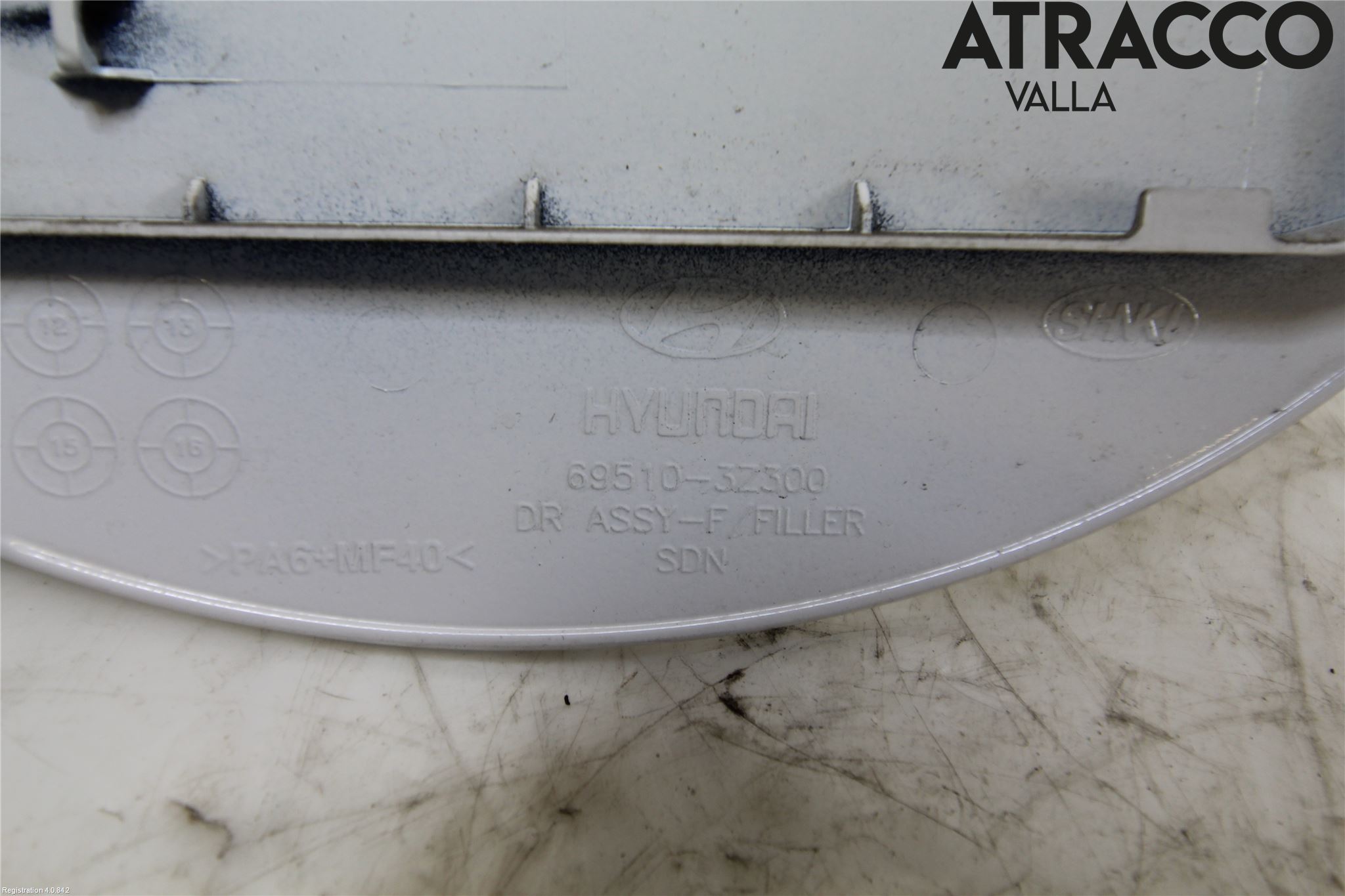 Hyundai i40 08-15 Drivstoff Tankluke