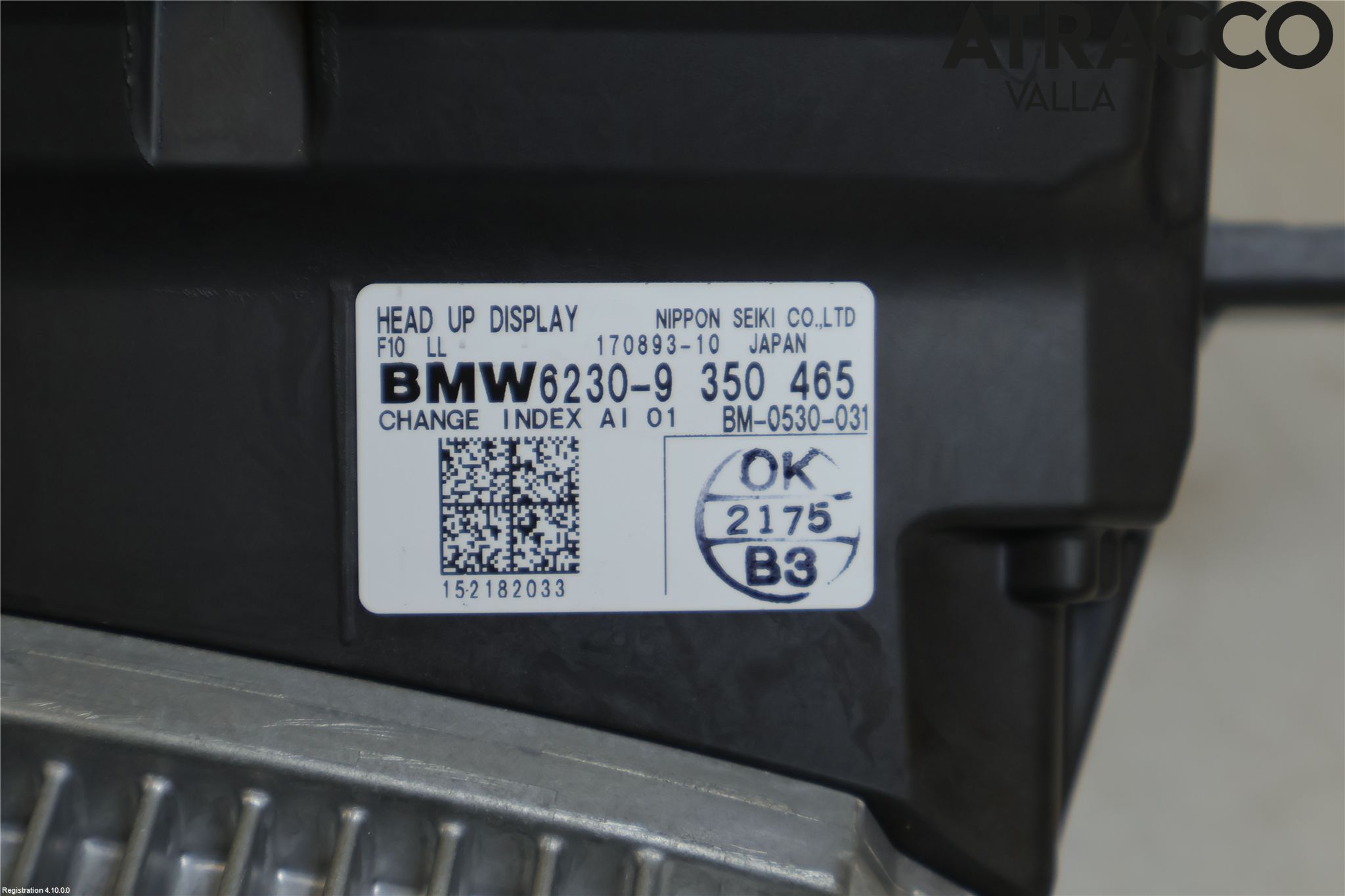 BMW 5 F10/F11/F18 09-17 Instr Speedometer