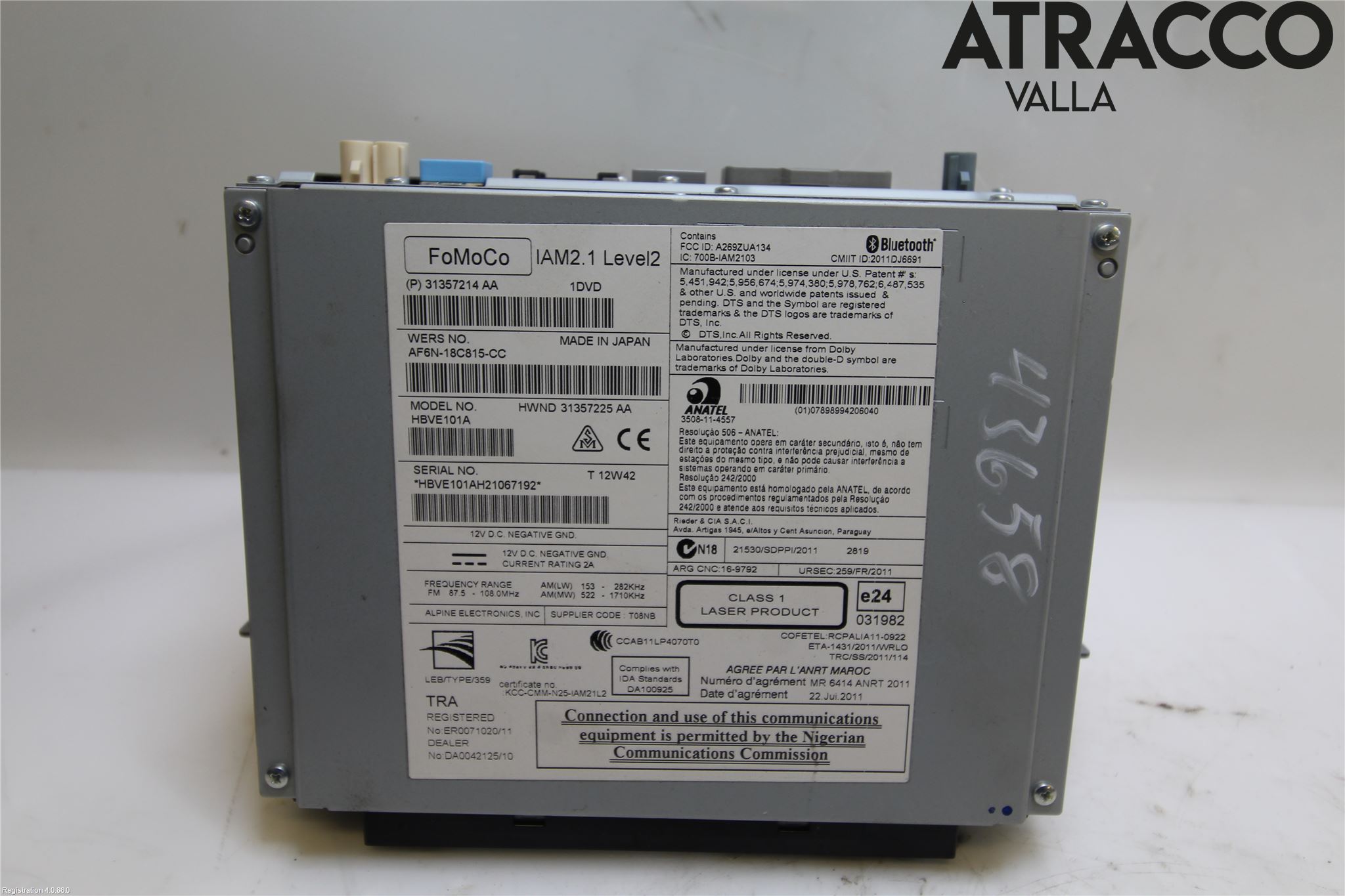 Volvo S60 11-13 Stereo Radio Med Cd