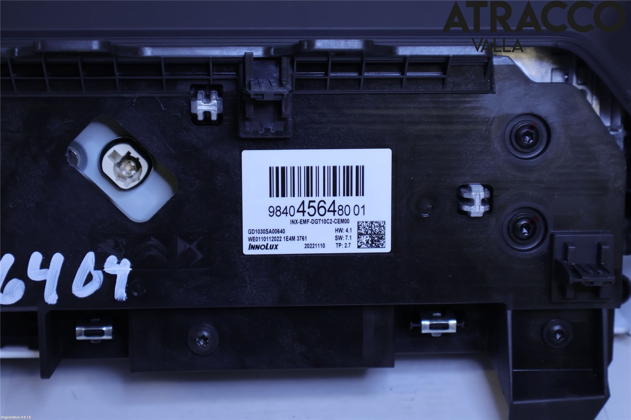 Citroen C4/E-C4 C4X/E-C4X III 21- Multifunktionsdisplay