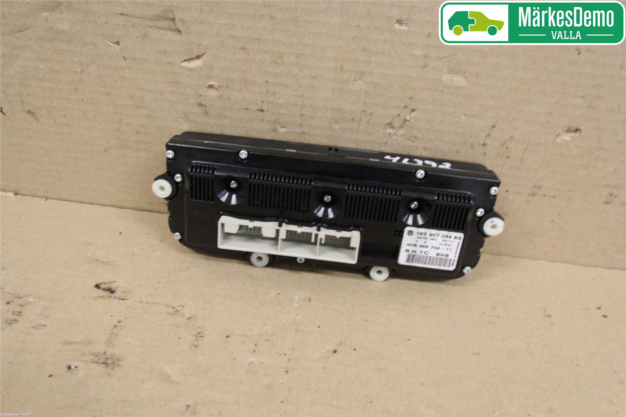 Volkswagen VW GOLF V 04-09 Varme Ac Betjening-Display