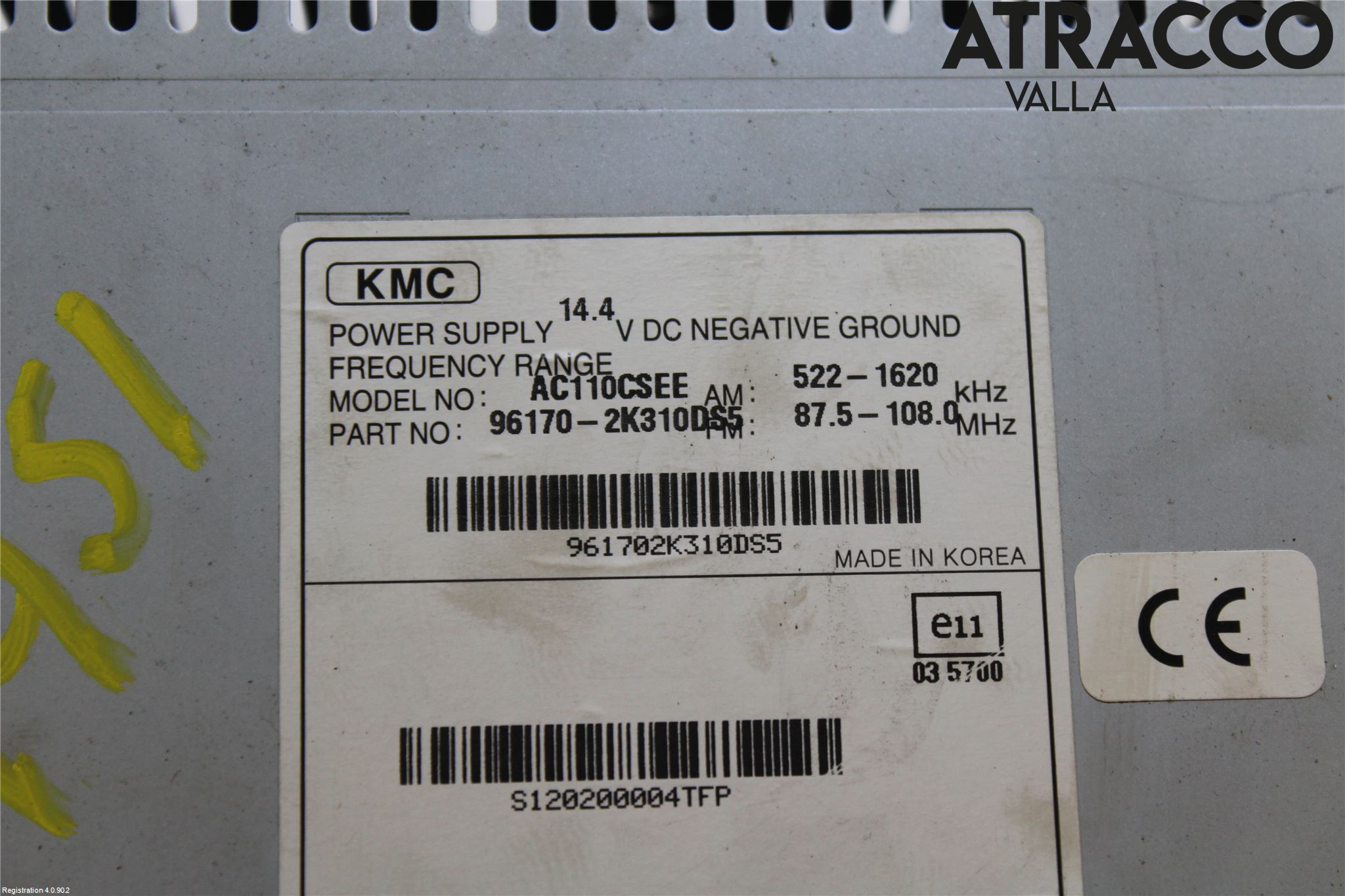 Kia SOUL 09- Stereo Radio Med Cd