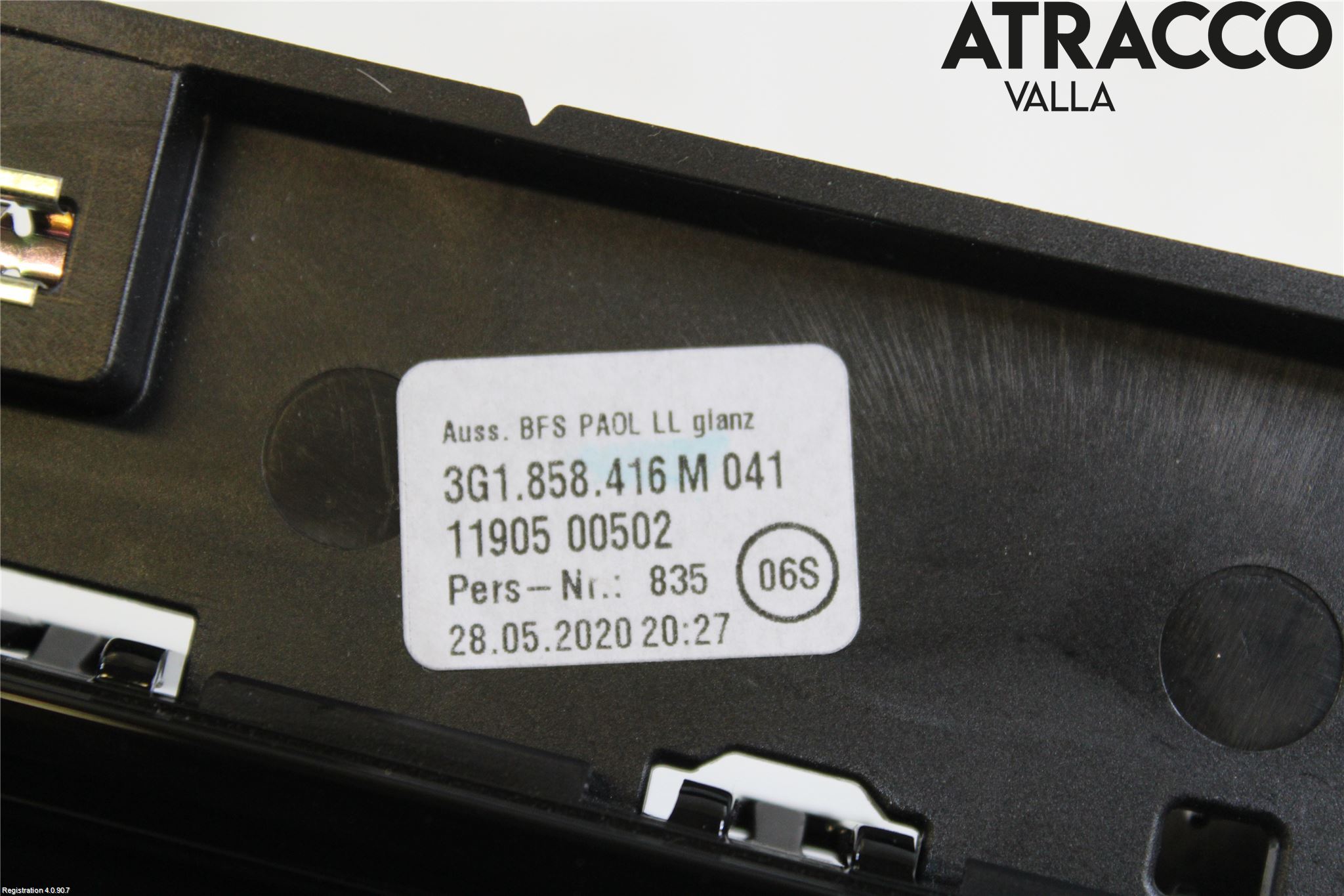 Volkswagen VW PASSAT 15-19 Innr Dekor Instrbord