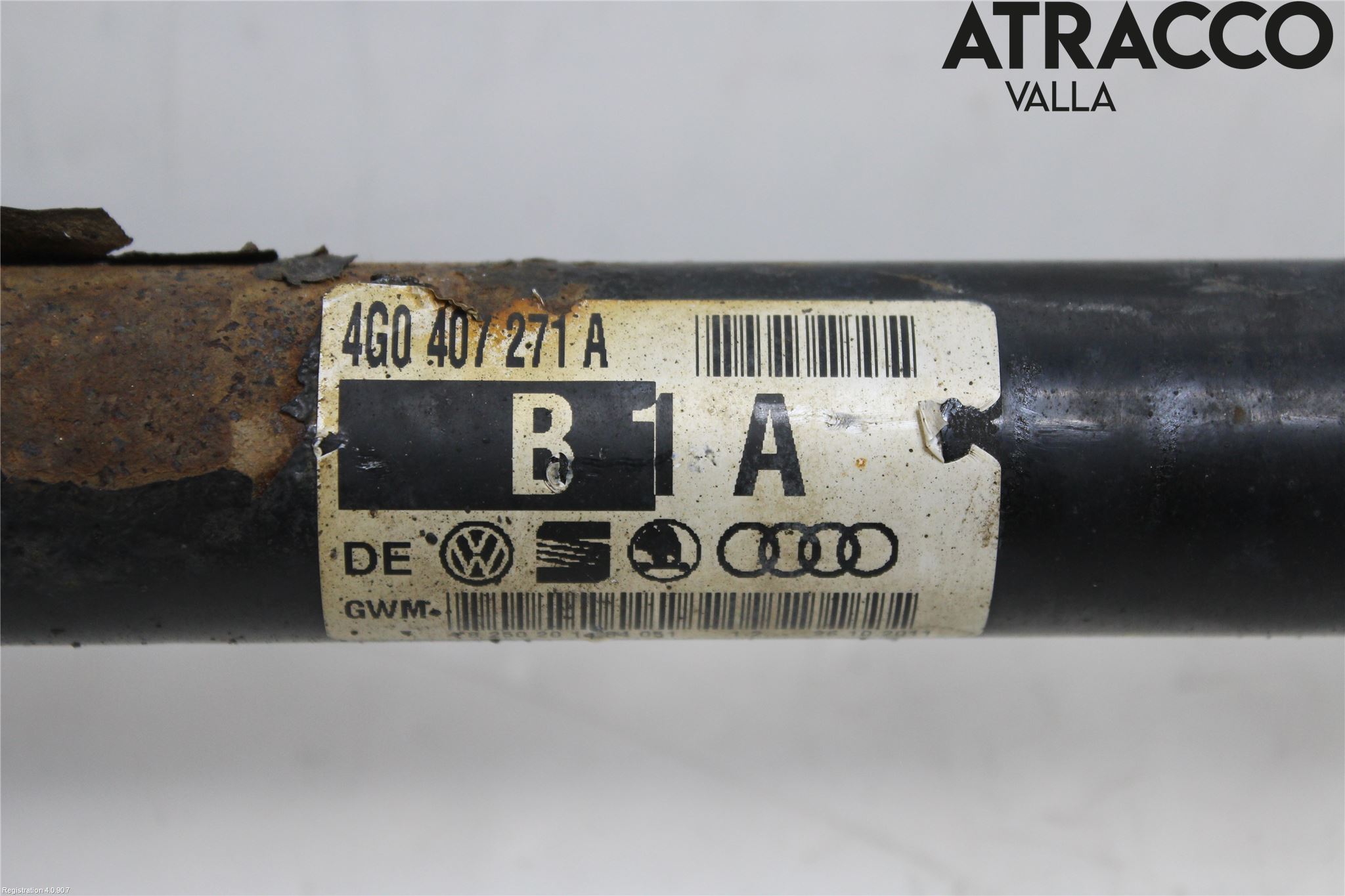 Audi A6/S6 4G 11-18 Drivaksel Foran Kompl Venstre