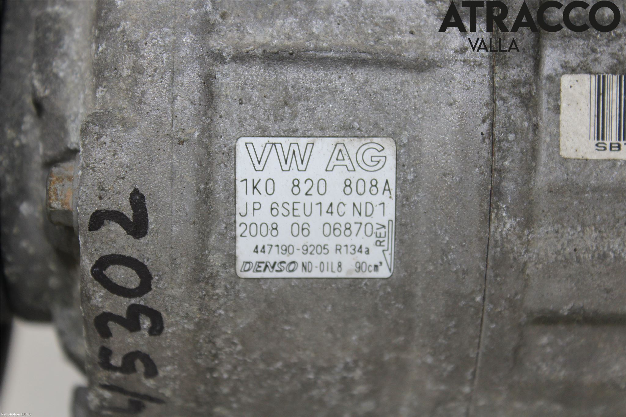 Volkswagen VW PASSAT 05-11 Varme Ac Kompressor