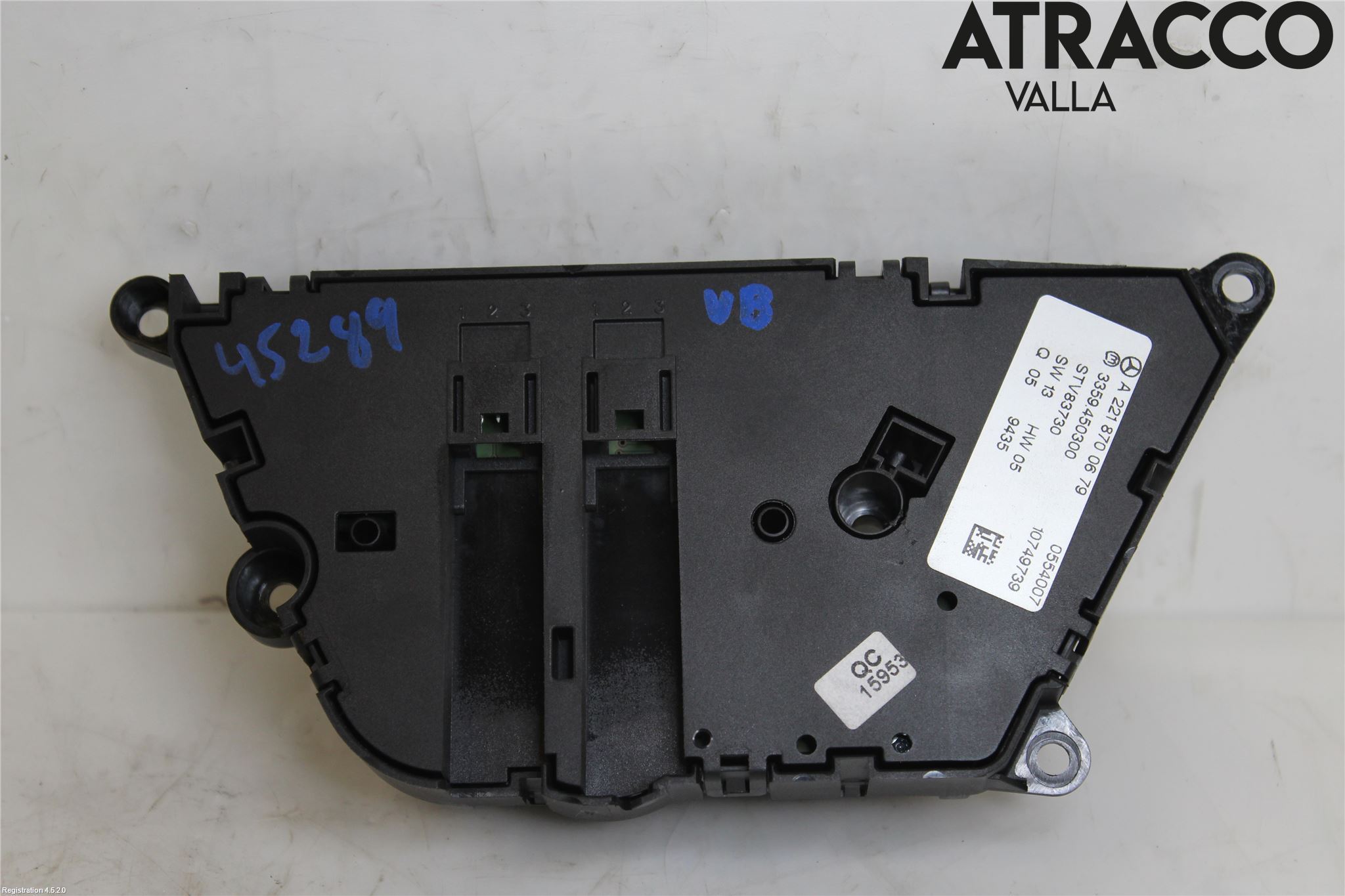 Mercedes-Benz MB S-KLASS (W221) 05-13 Bryter Sete Regulering