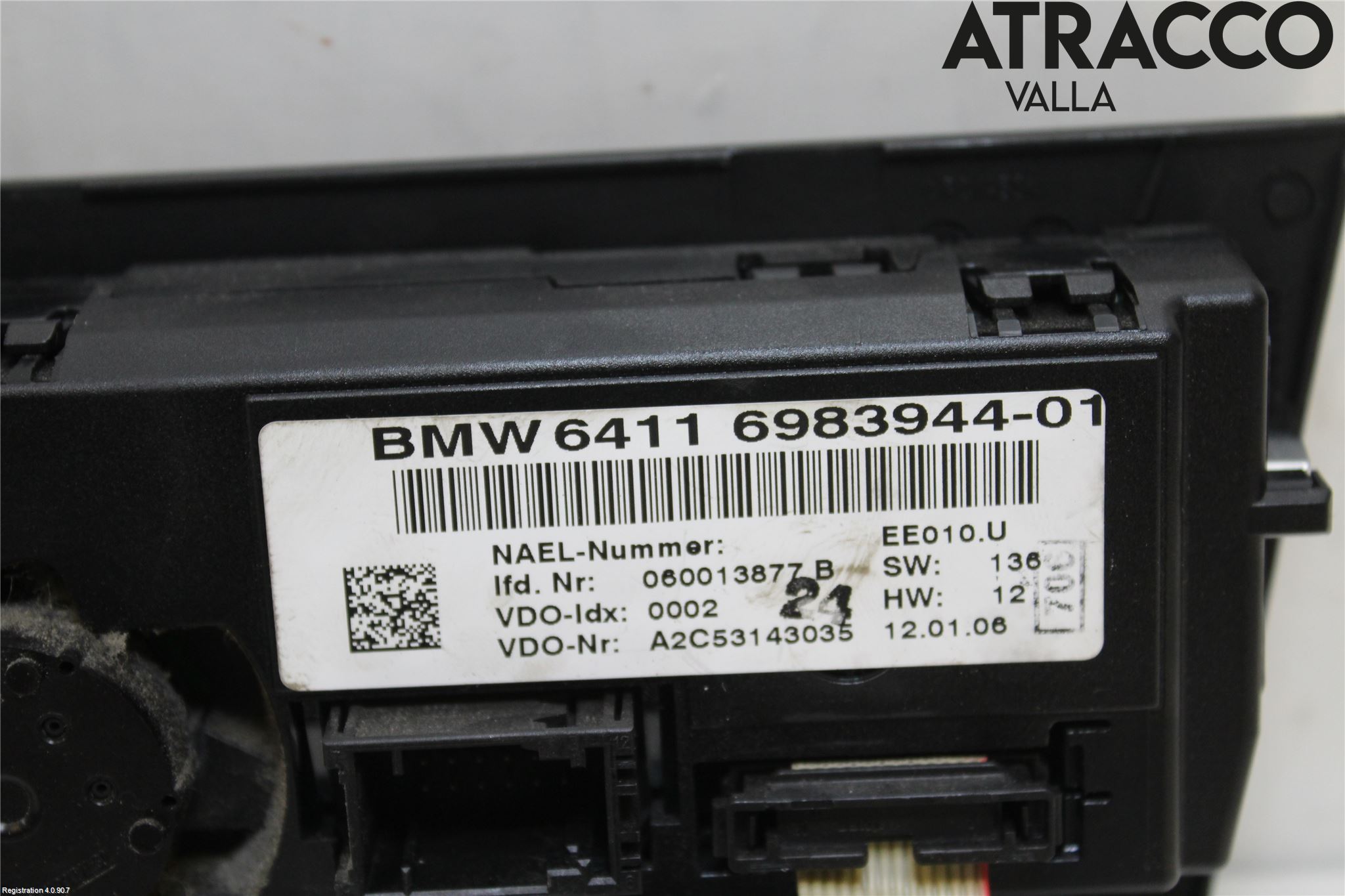 BMW 3 E90/91 SED/TOU 05-12 Varme Ac Betjening-Display