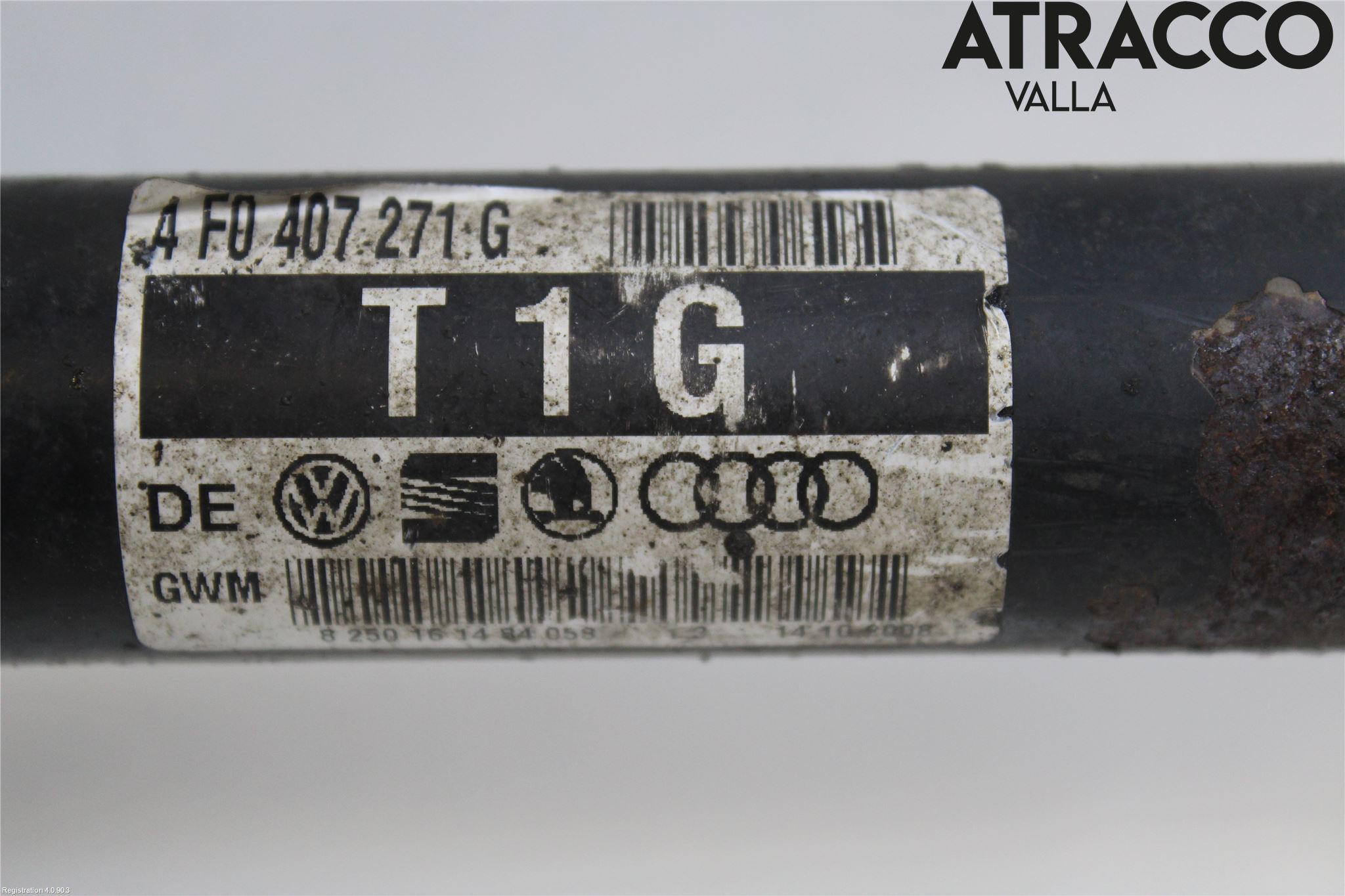 Audi A6/S6     05-11 Drivaksel Foran Kompl Venstre