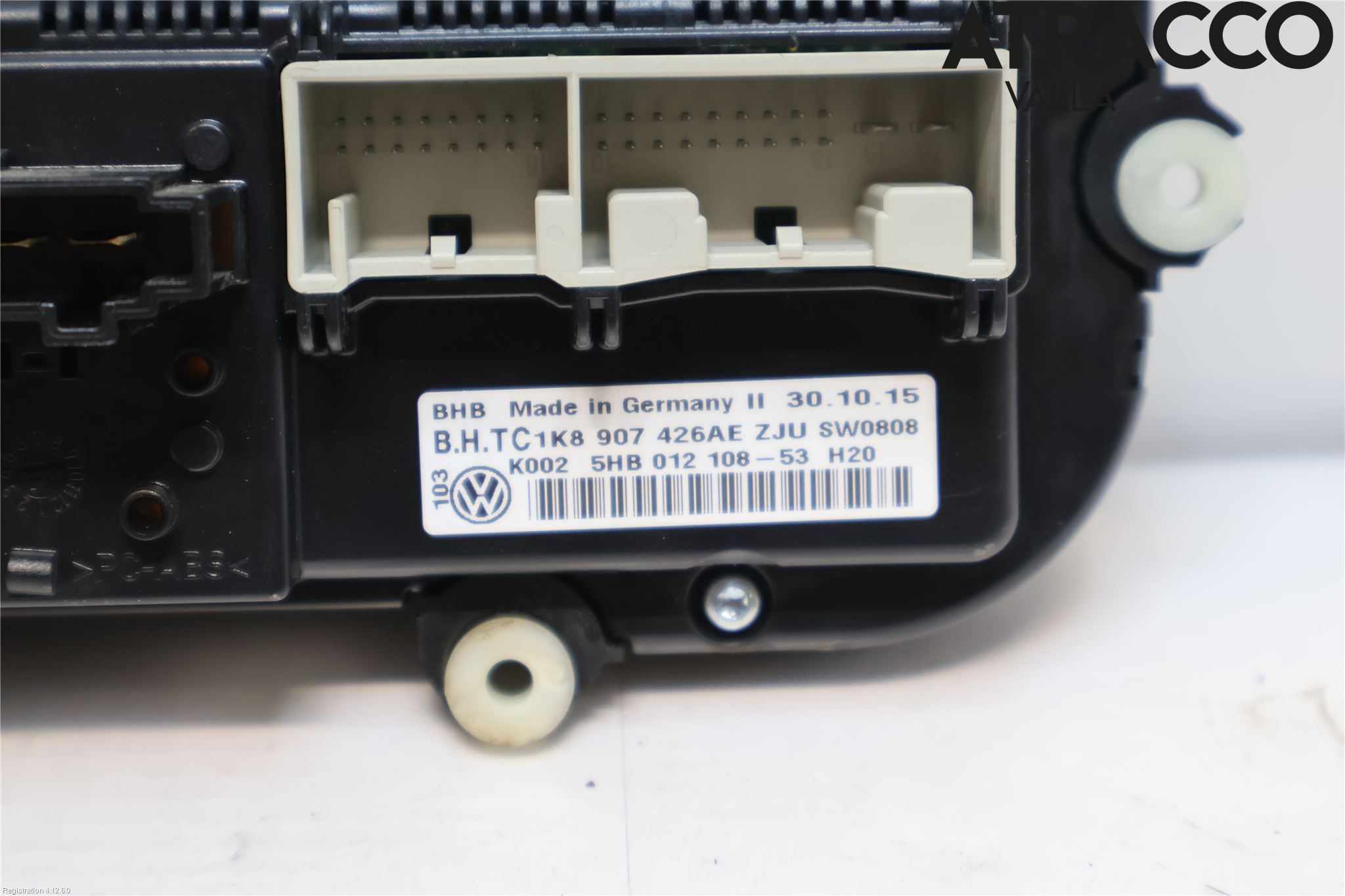 Volkswagen VW CADDY 16-20 Varme Ac Betjening-Display