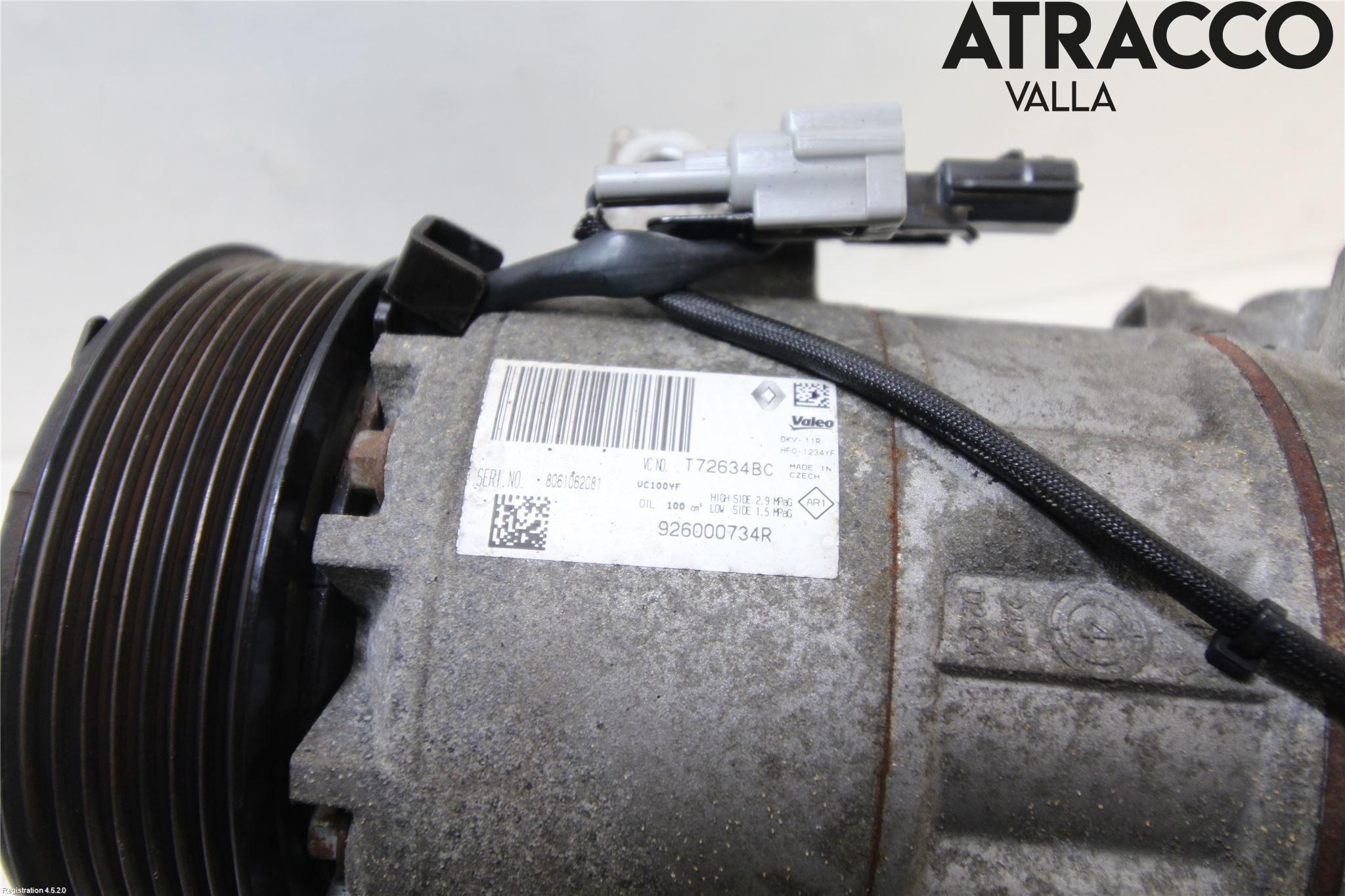 Renault CLIO IV 16-19 Varme Ac Kompressor