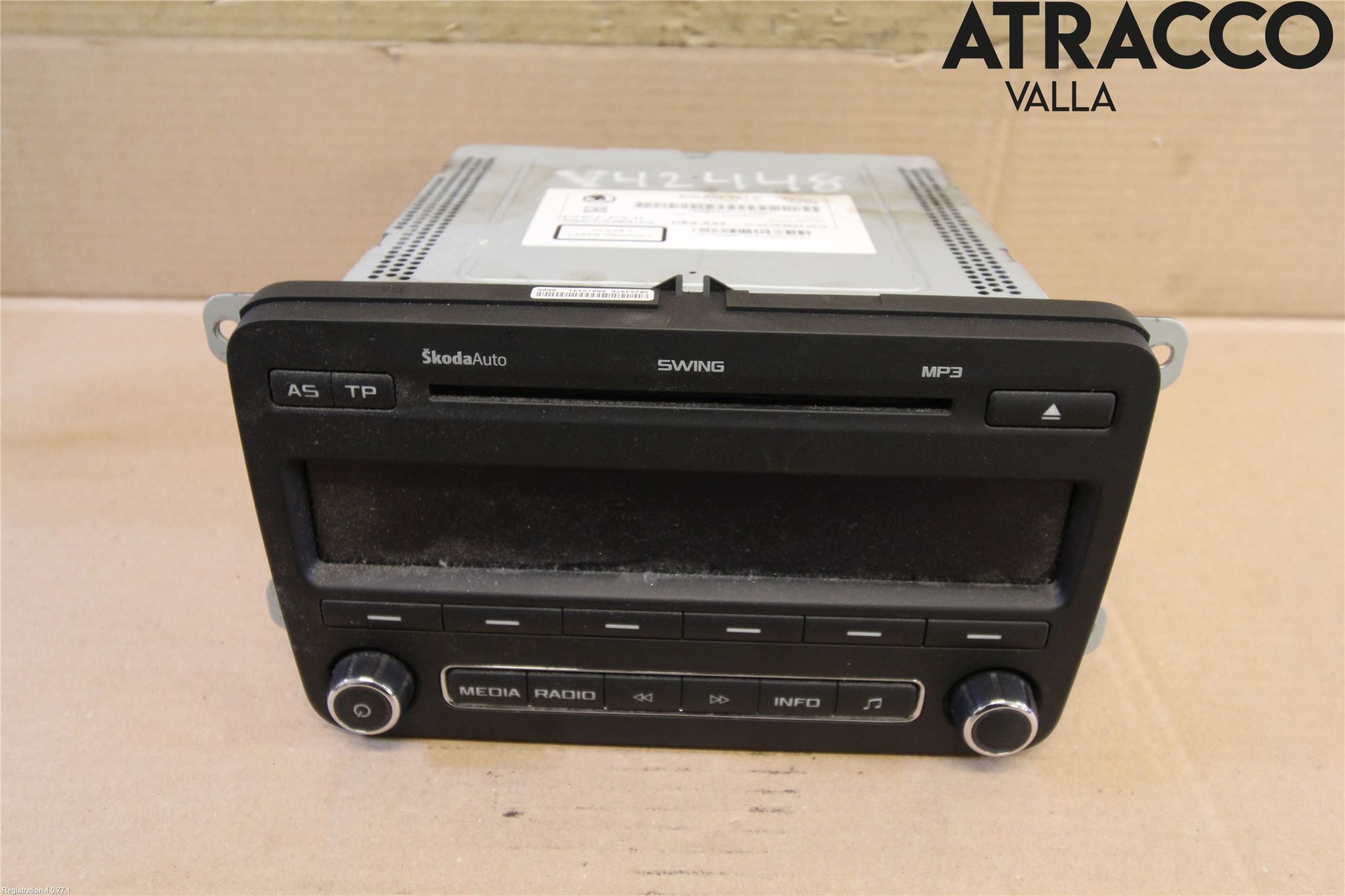 Skoda FABIA 07-14 Stereo Radio Med Cd