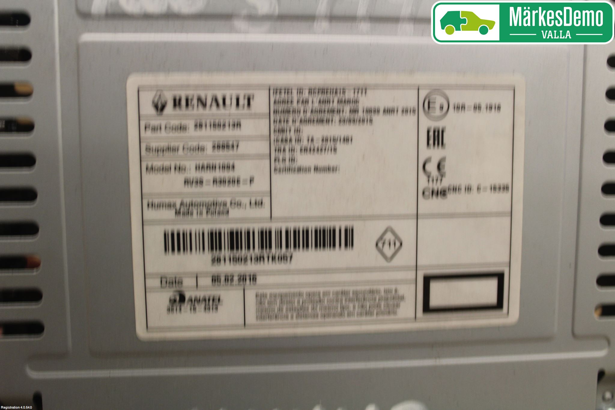 Mercedes-Benz MB CITAN (W415) 13-21 Stereo Radio Med Cd