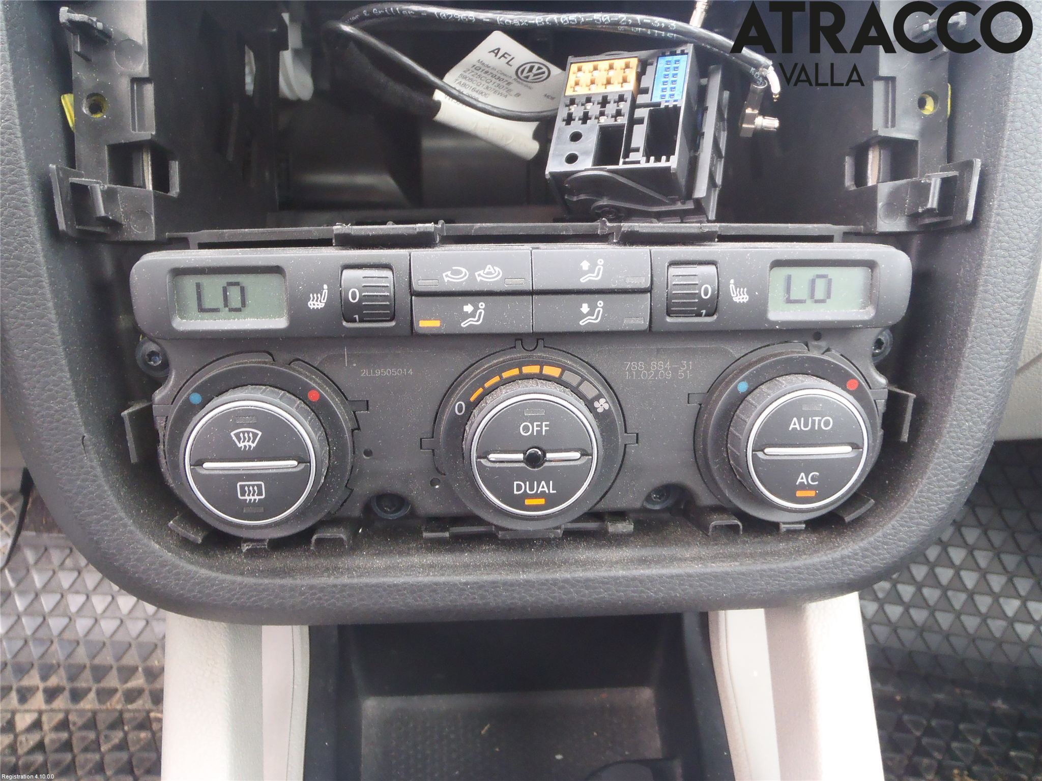 Volkswagen VW EOS  06-10 Varme Ac Betjening-Display