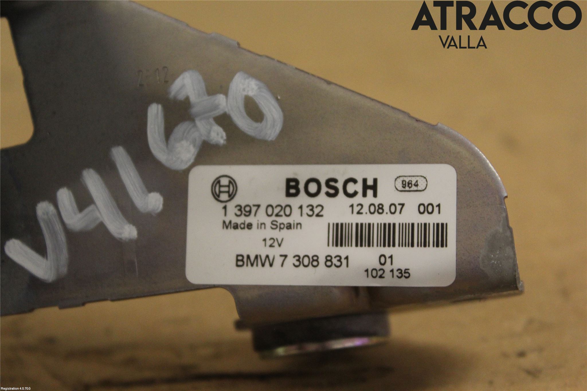 BMW 5 F10/F11/F18 09-17 Bakluke-Lokk Låsekasse