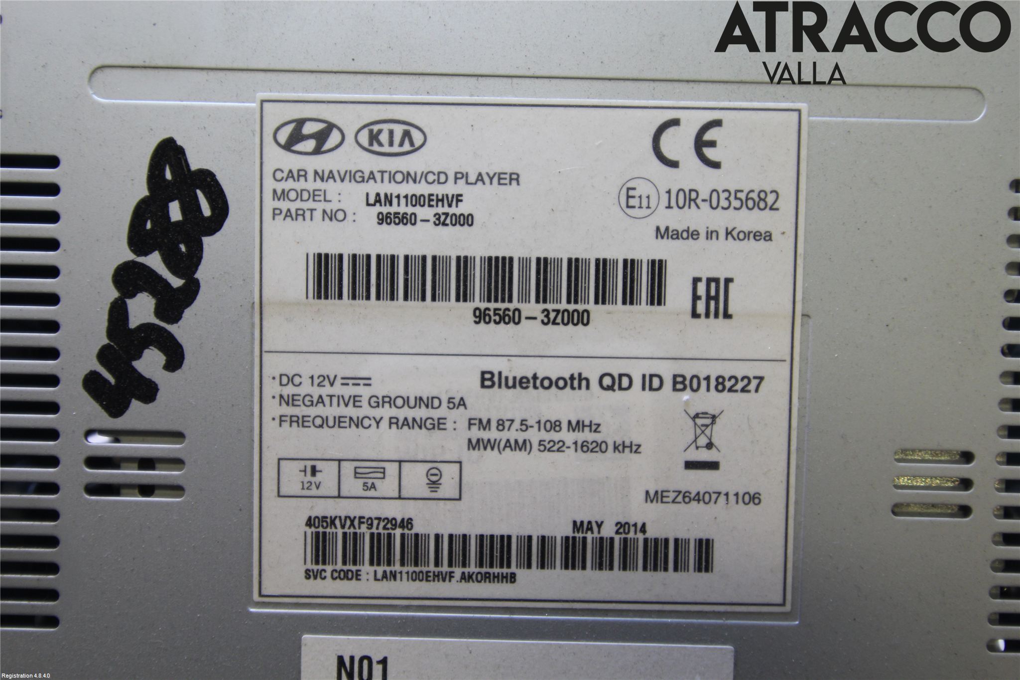 Hyundai i40 08-15 Stereo Radio Med Cd