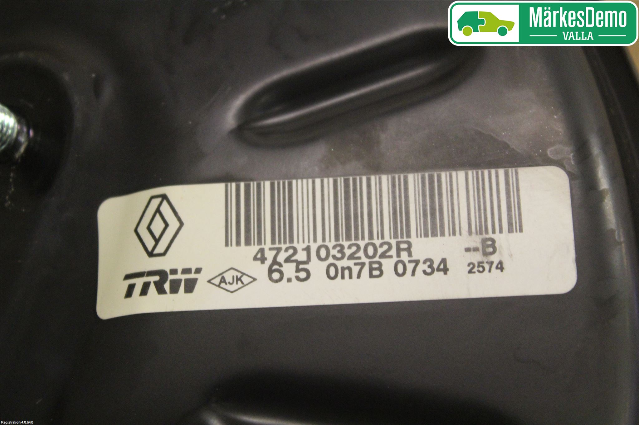 Renault CLIO IV 12-16 Bremseservo