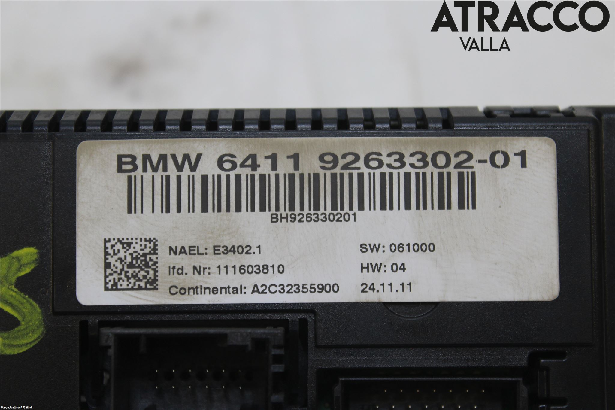BMW X1 E84 10-15 Varme Ac Betjening-Display