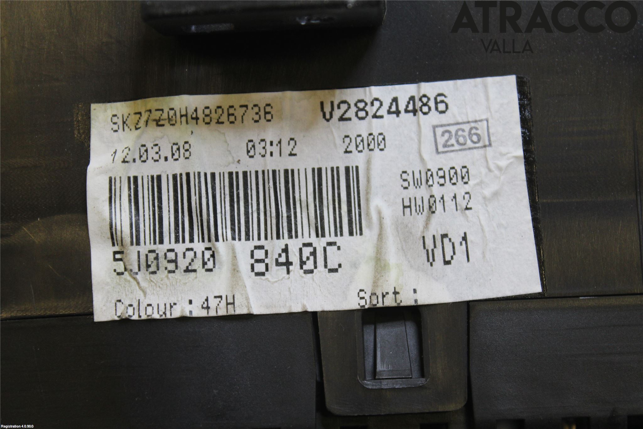 Skoda FABIA 07-14 Instr Kombinert