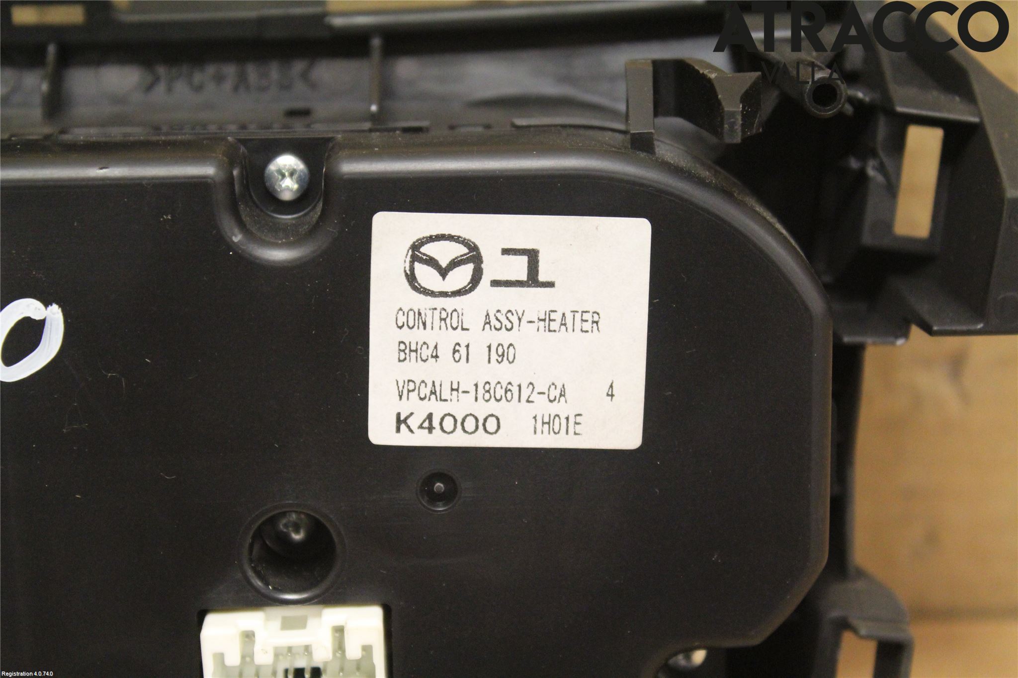 Mazda 3 II 09-13 Varme Ac Betjening-Display