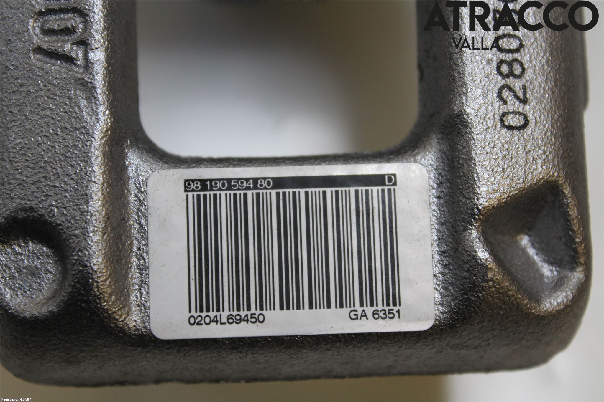 Peugeot 308/E-308 21- Bremsecaliper Bak Høyre