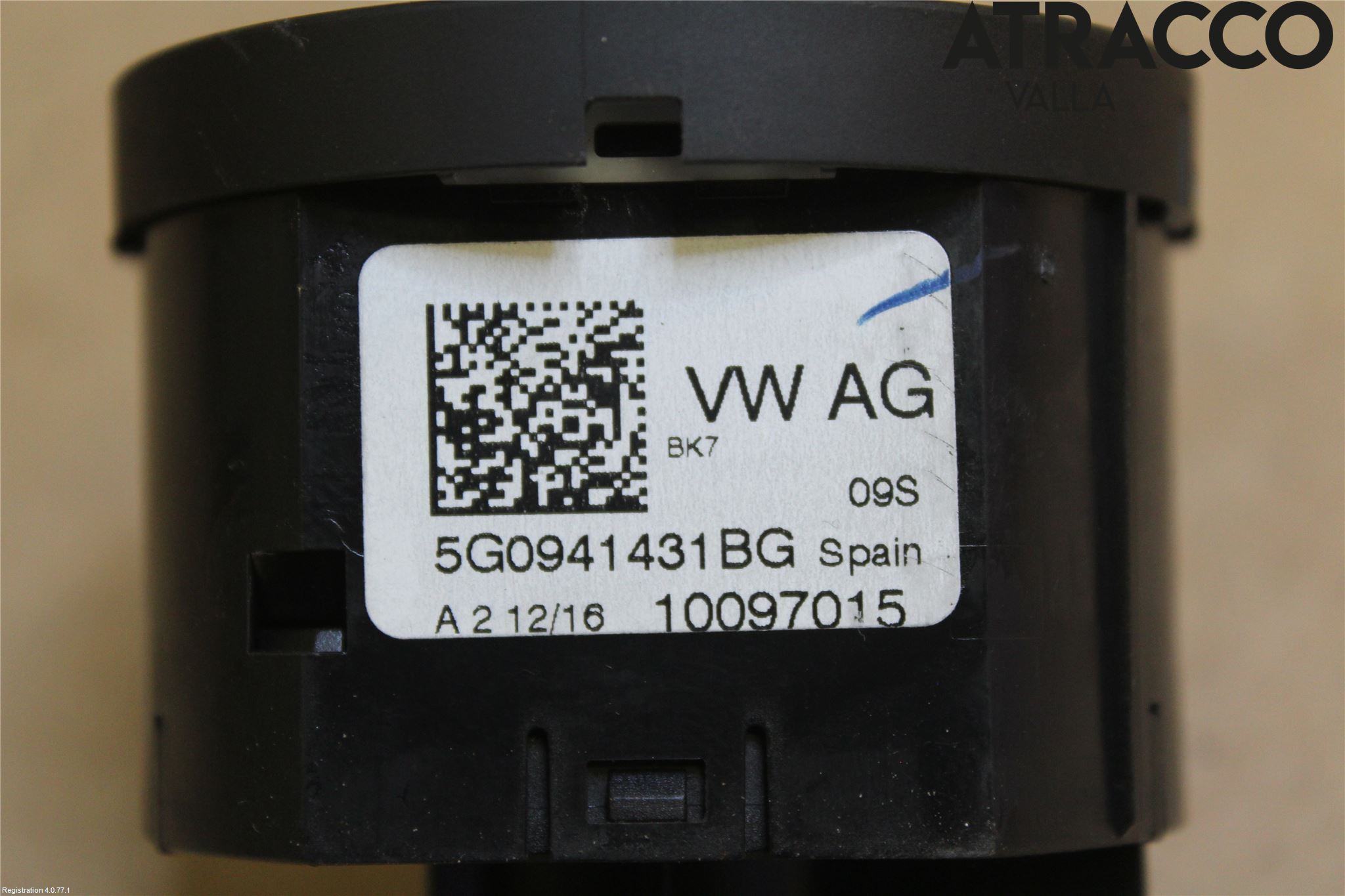 Volkswagen VW GOLF / E-GOLF VII 13-20 Bryter Hovedlys