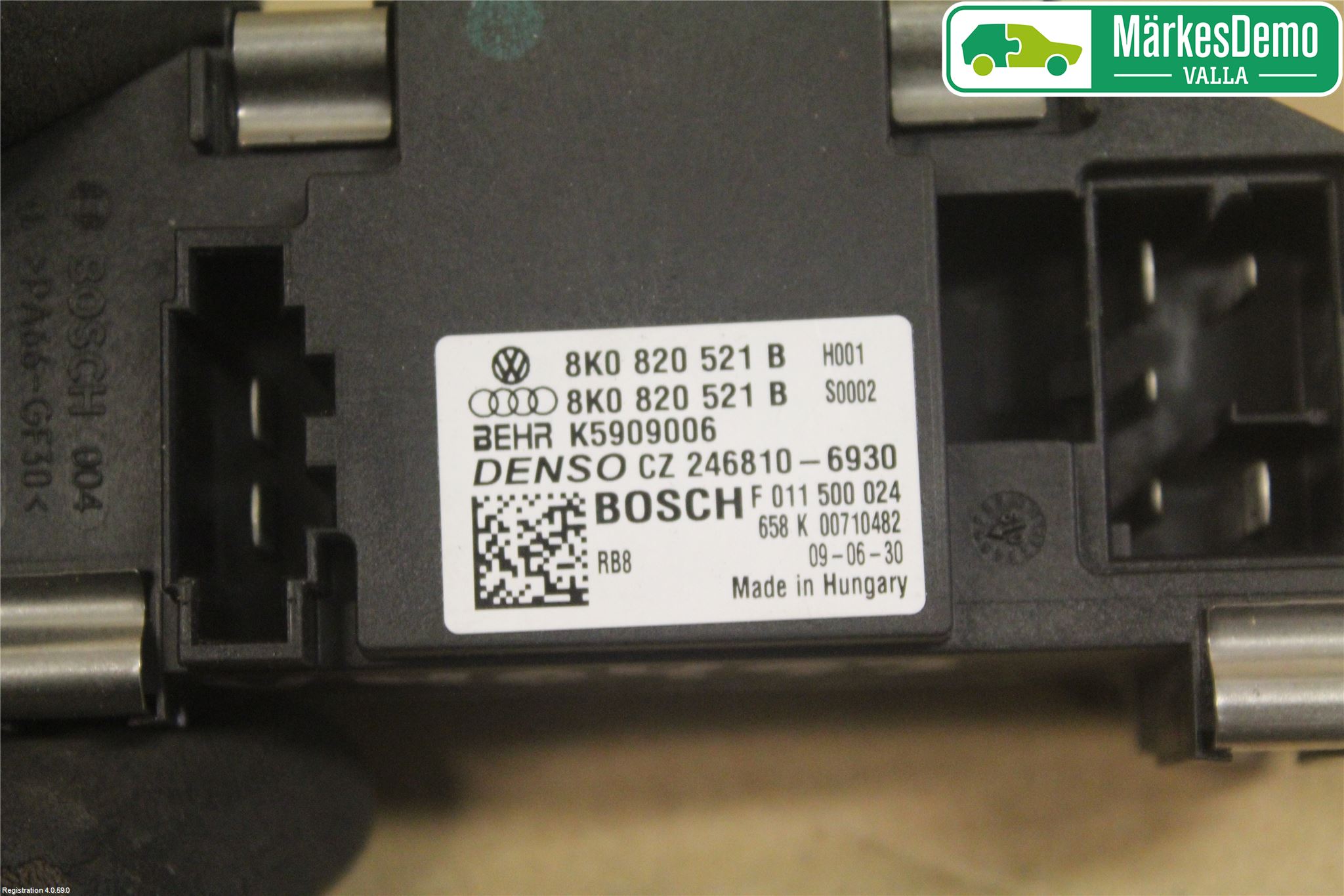 Audi A4/S4 08-11 Varmeapparat Viftemotstand