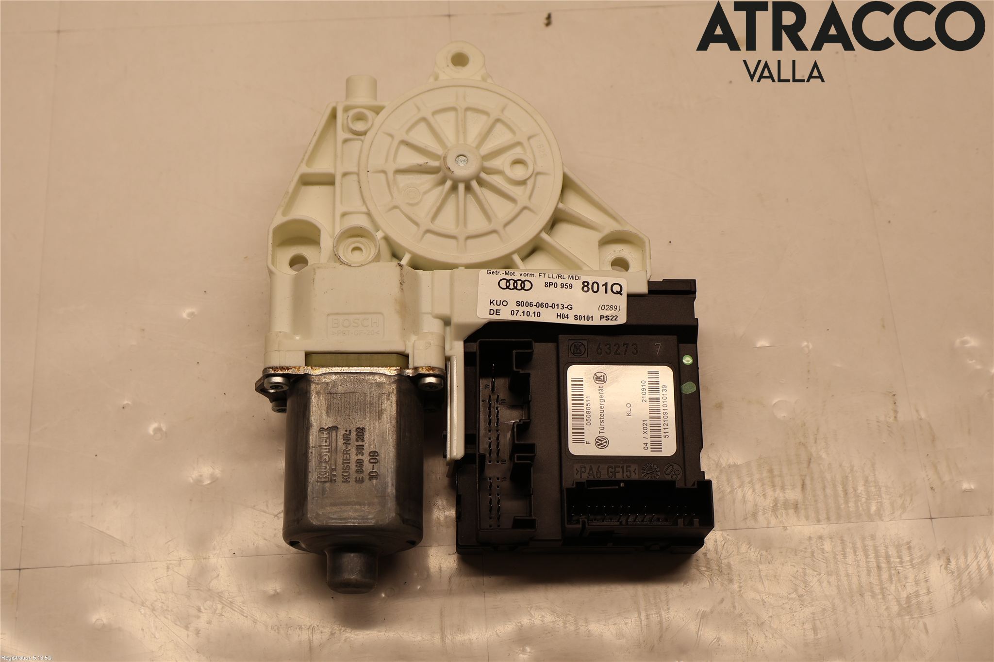 Audi A3/S3 05-13 Vindusheismotor
