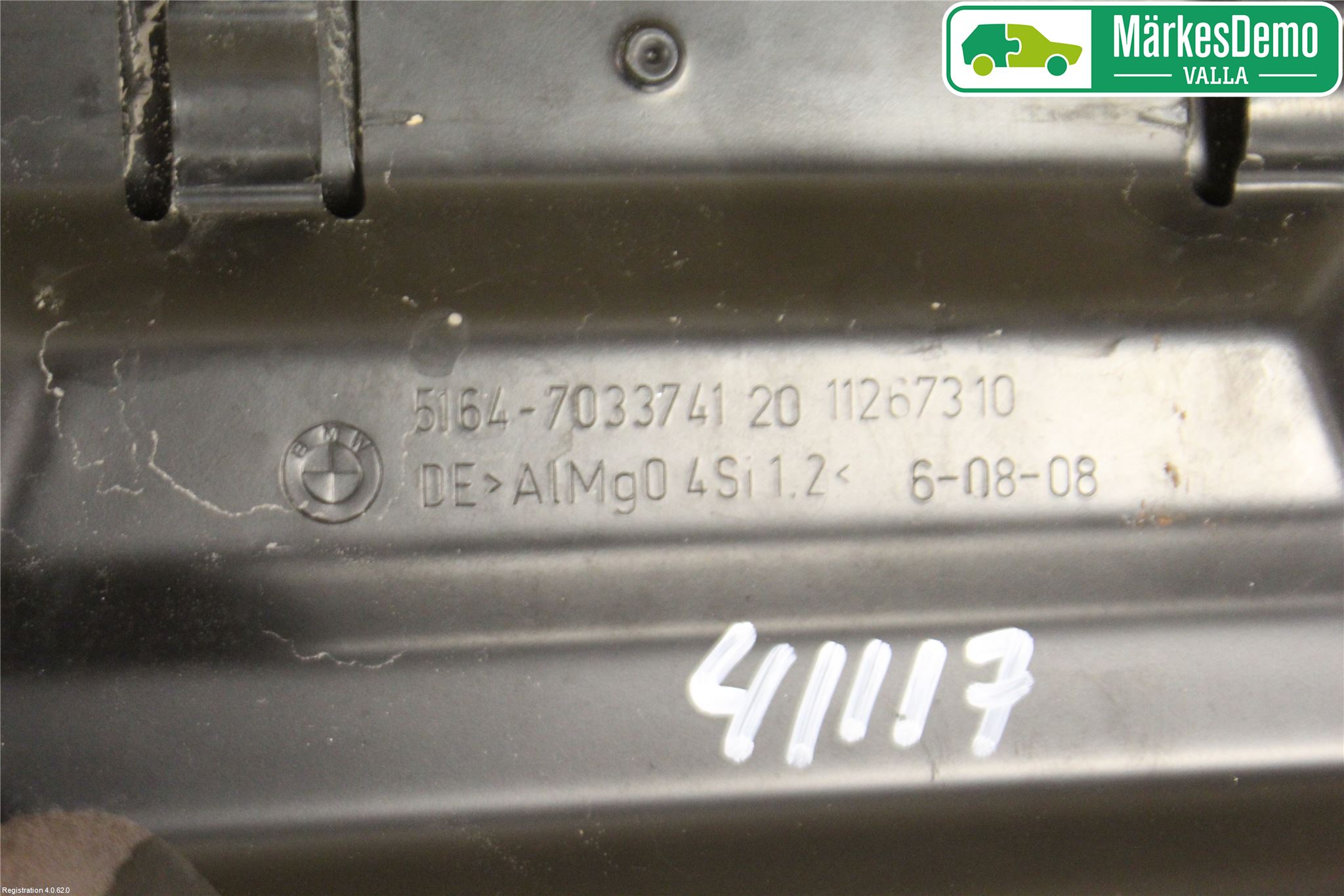 BMW 5 E60/61 Sed/Tou 02-10 Panserlåsplate-Bjelke