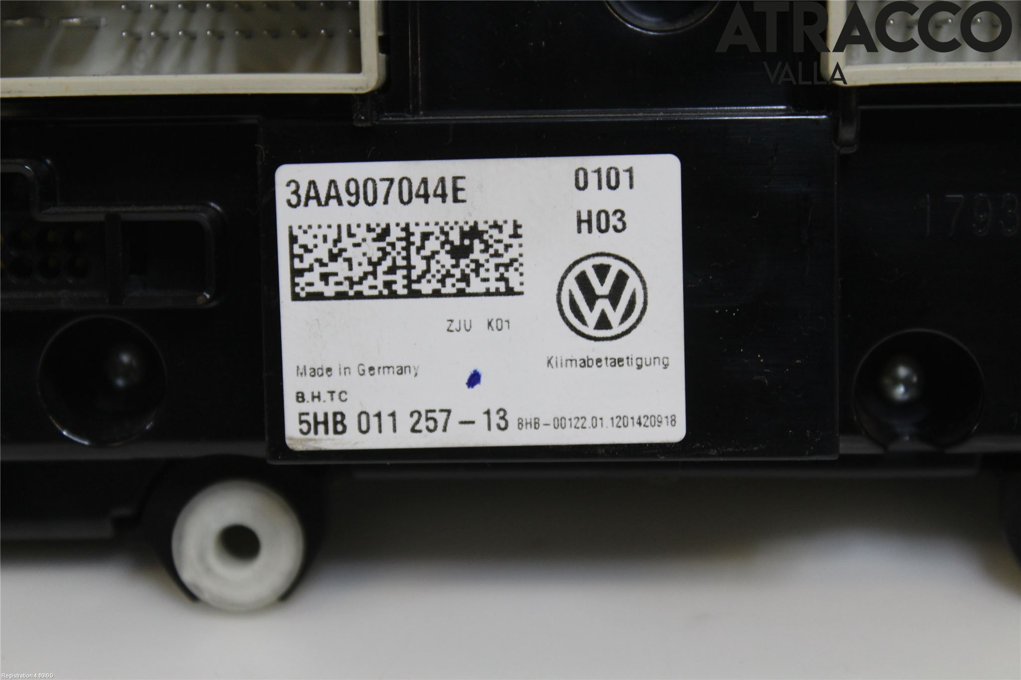 Volkswagen VW PASSAT 11-14 Varme Ac Betjening-Display