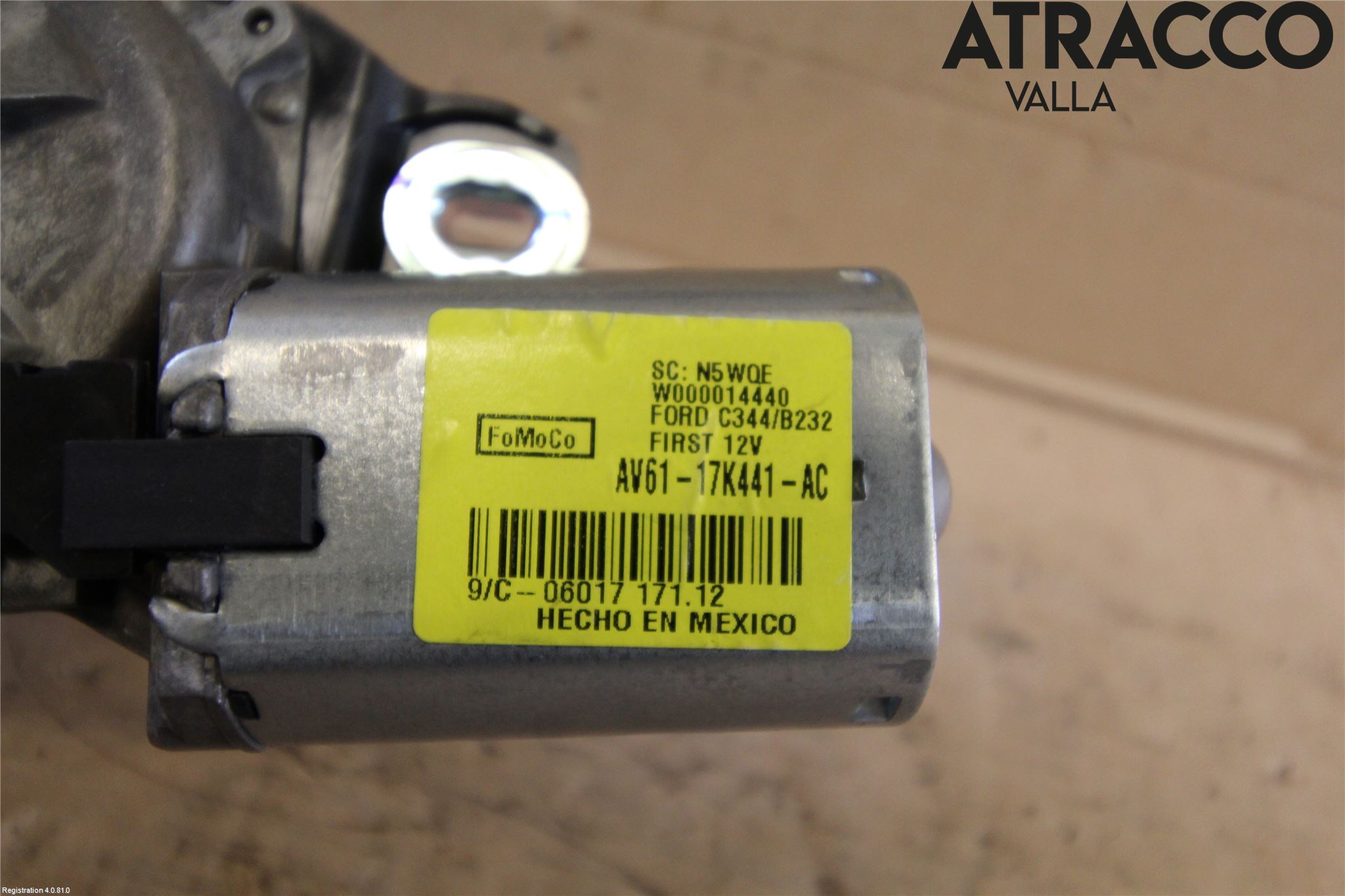 Ford C-MAX II  11-14 Viskermotor Bakluke