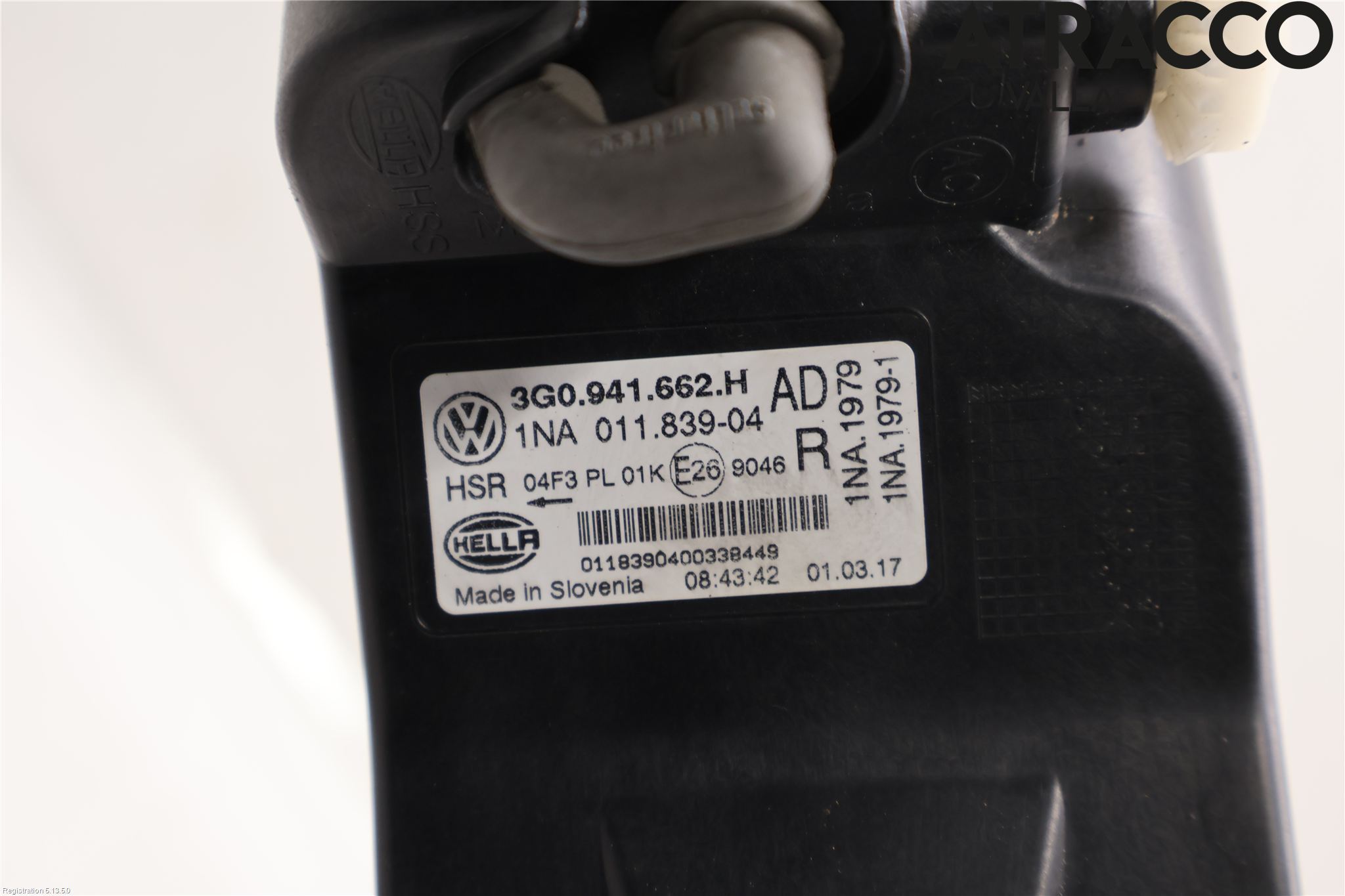 Volkswagen VW PASSAT 15-19 Frontlykt-Kurve-Tåkelys