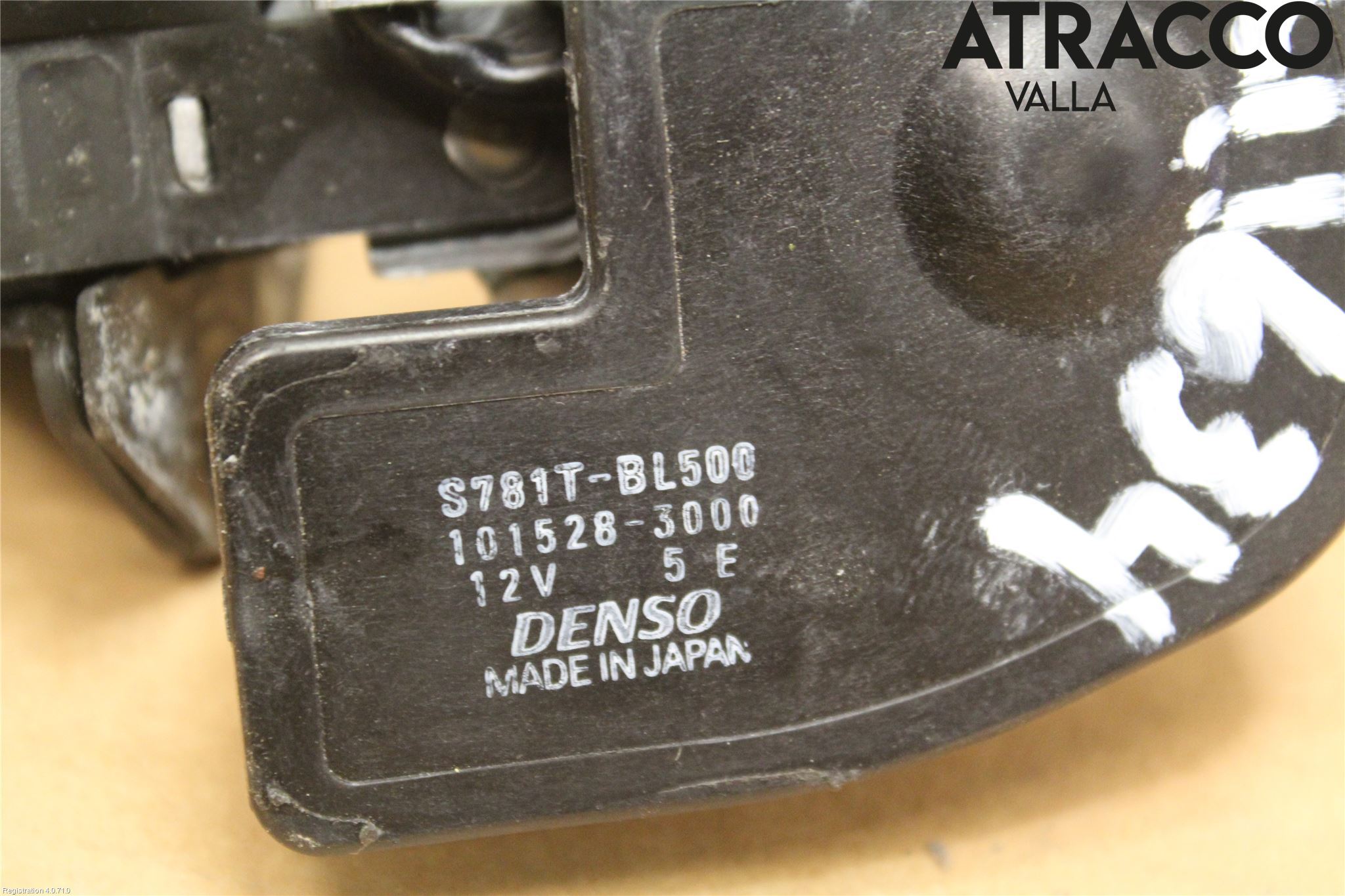 Toyota COROLLA 02-07 Bakluke-Lokk Låsekasse