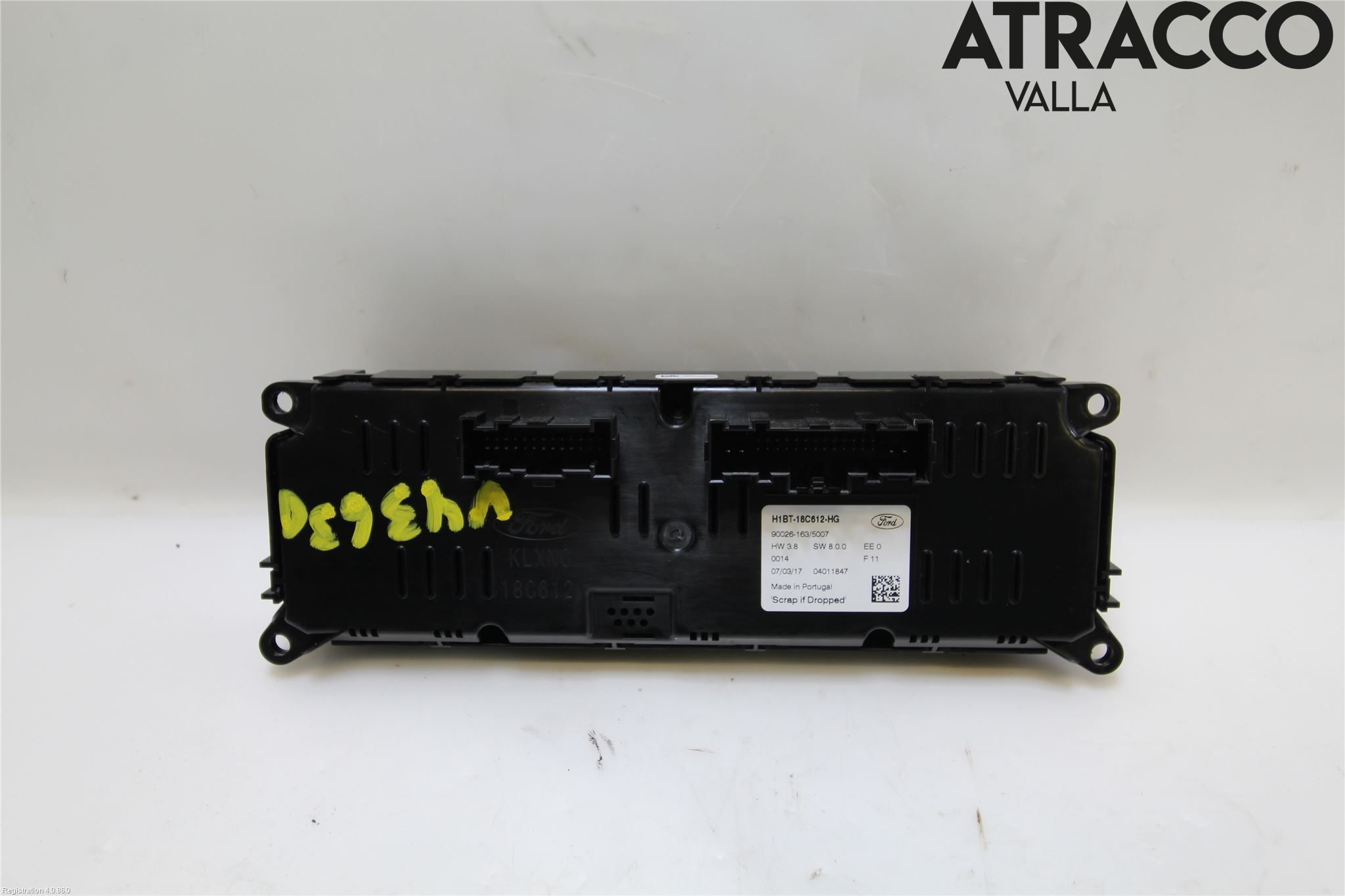 Ford FIESTA (VII) 18-23 Varme Ac Betjening-Display